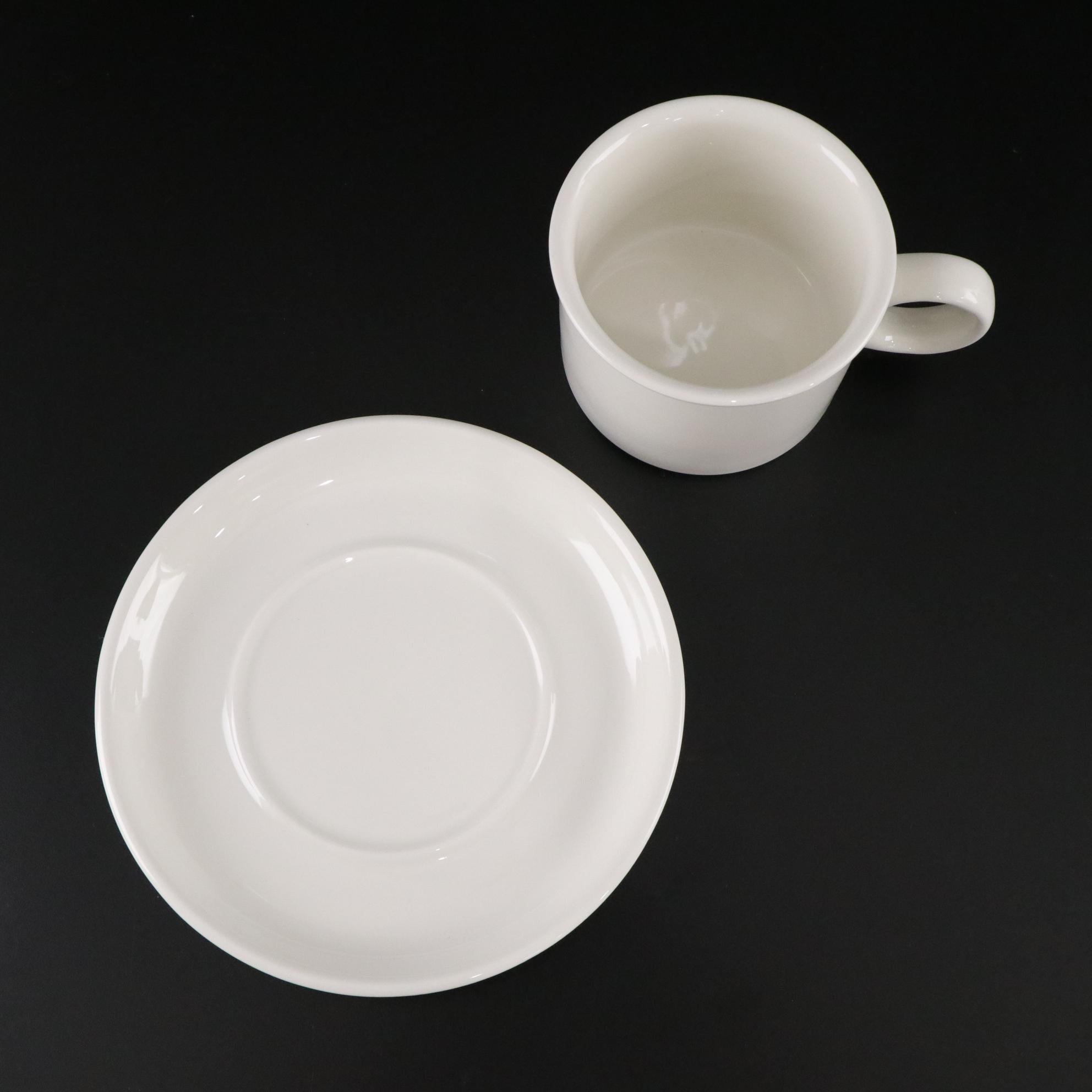English Midwinter "Stonehenge White" Dinnerware Set, 1973 - 1991