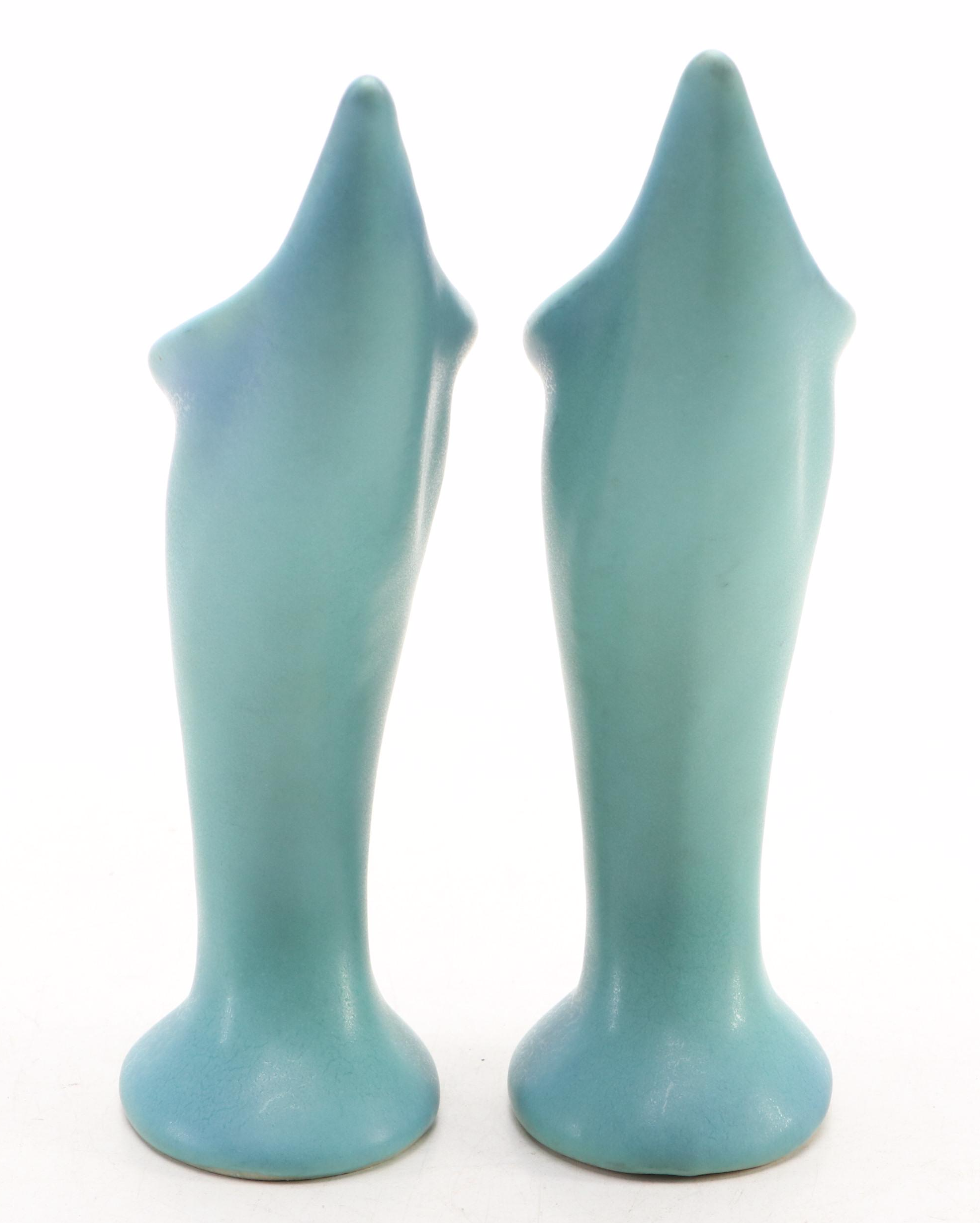 Van Briggle Pottery Calla Lily Ceramic Bud Vases