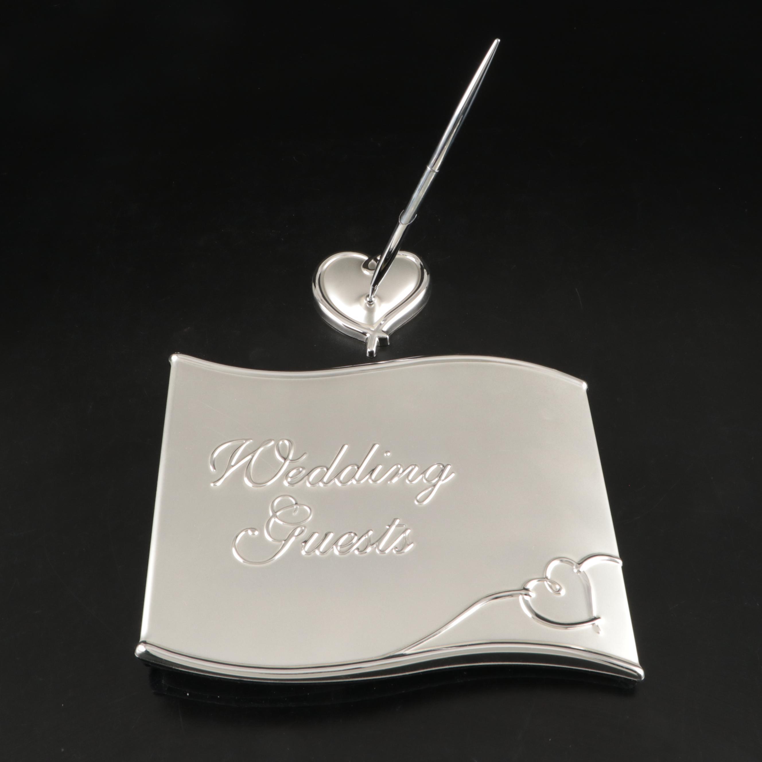 Lenox Wedding Guest Book and Pen with Vanity Box and Certificate Holder