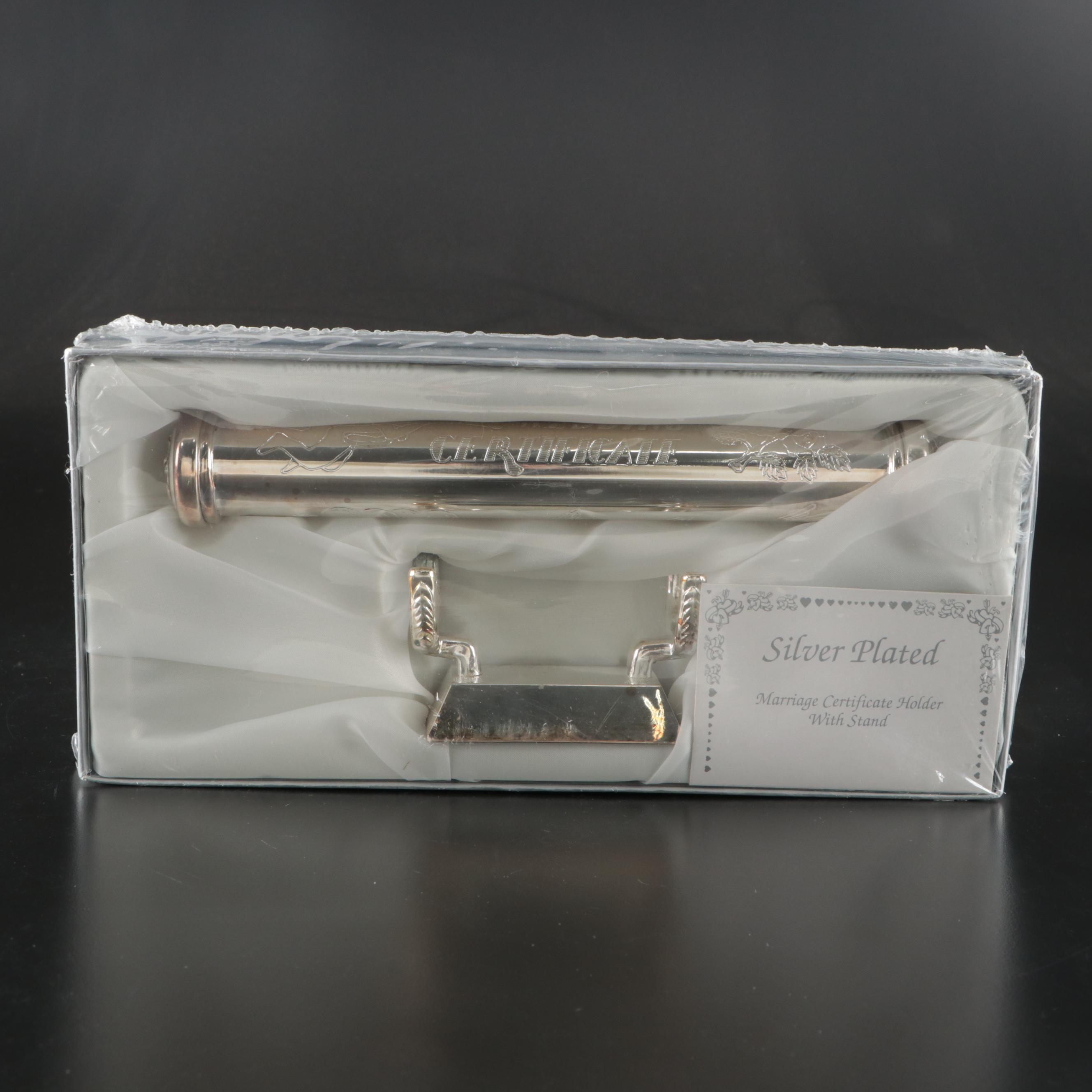 Lenox Wedding Guest Book and Pen with Vanity Box and Certificate Holder