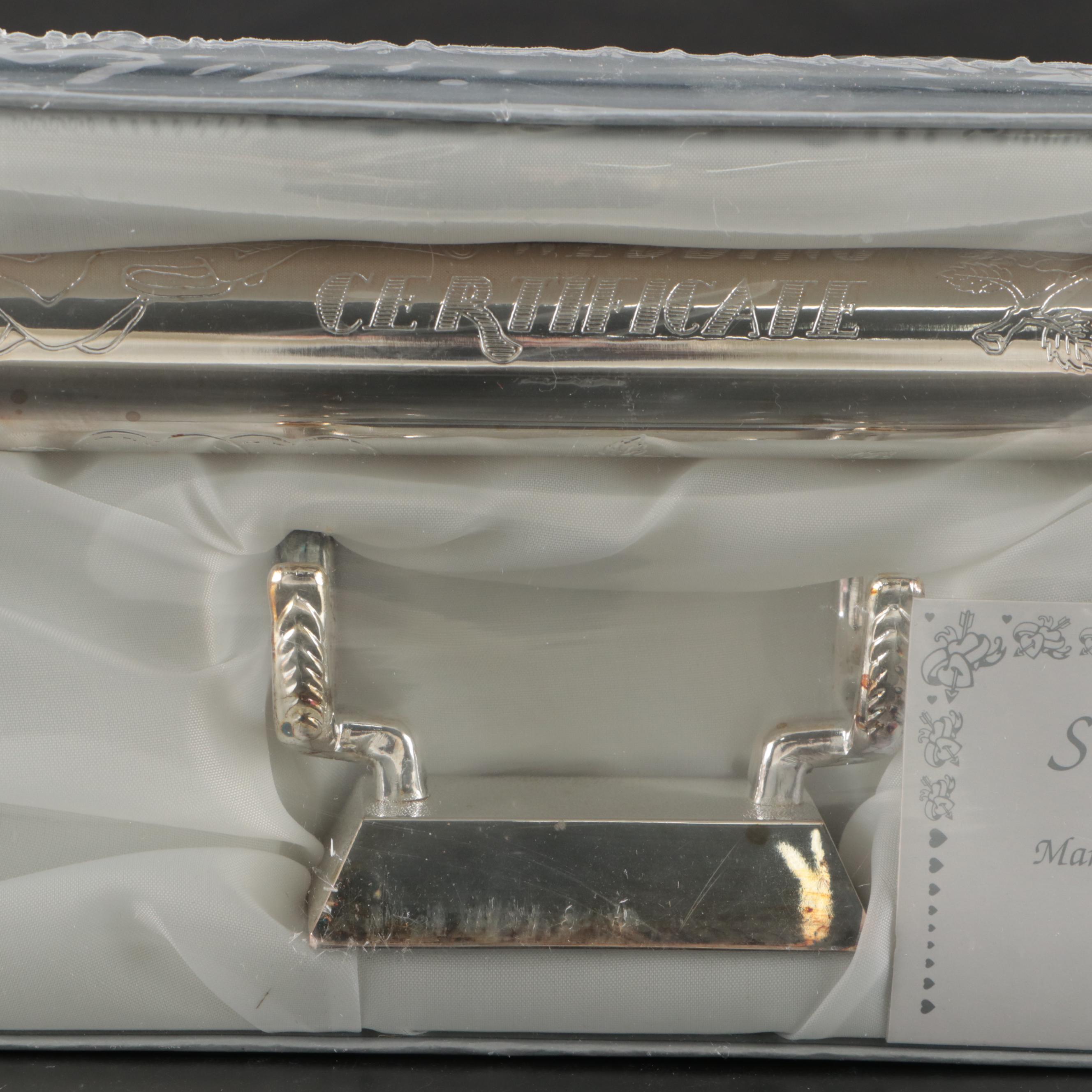 Lenox Wedding Guest Book and Pen with Vanity Box and Certificate Holder