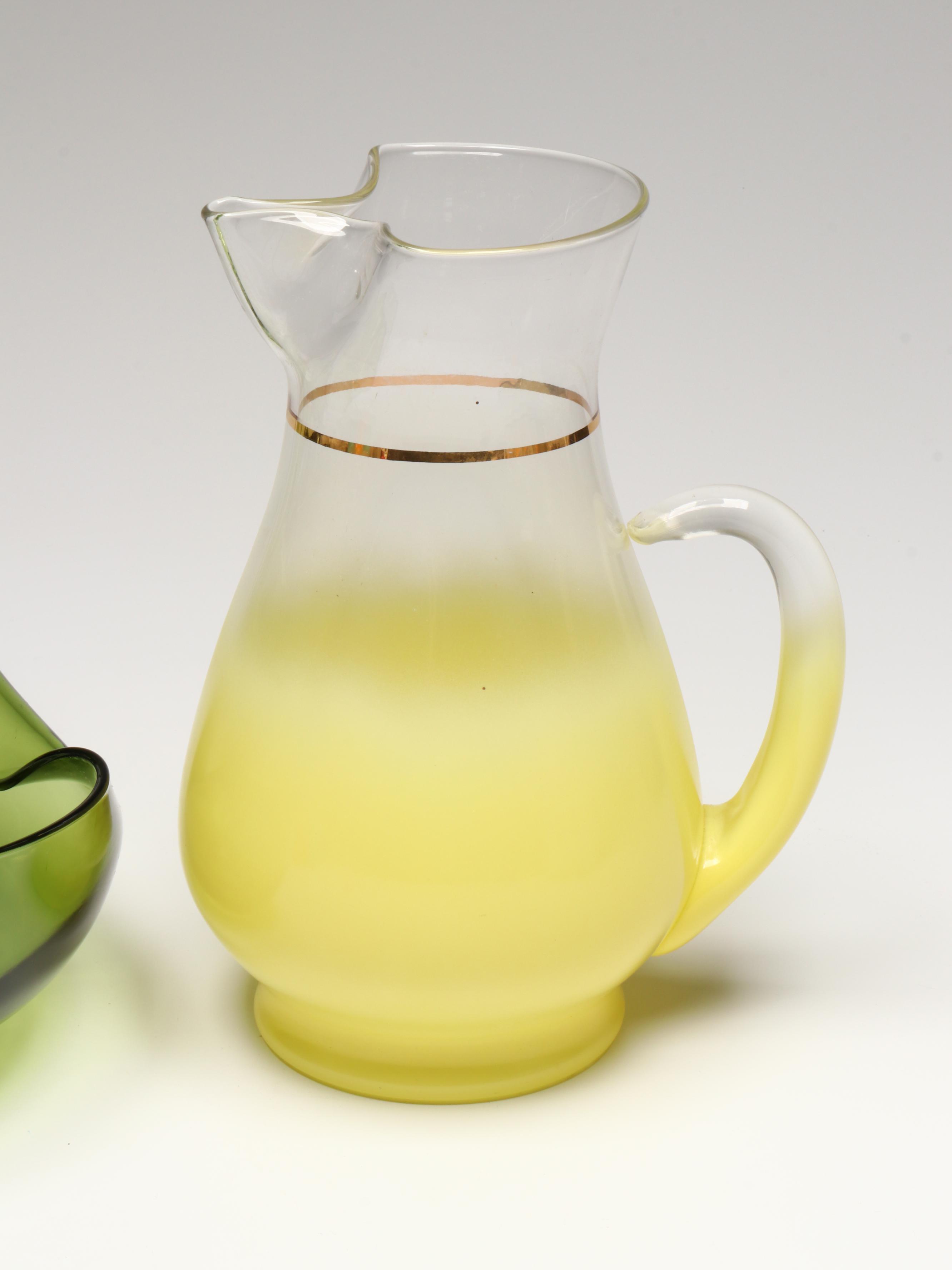 Anchor Hocking Glass Chip and Dip Set, Libbey Tumblers, and More Glass Tableware