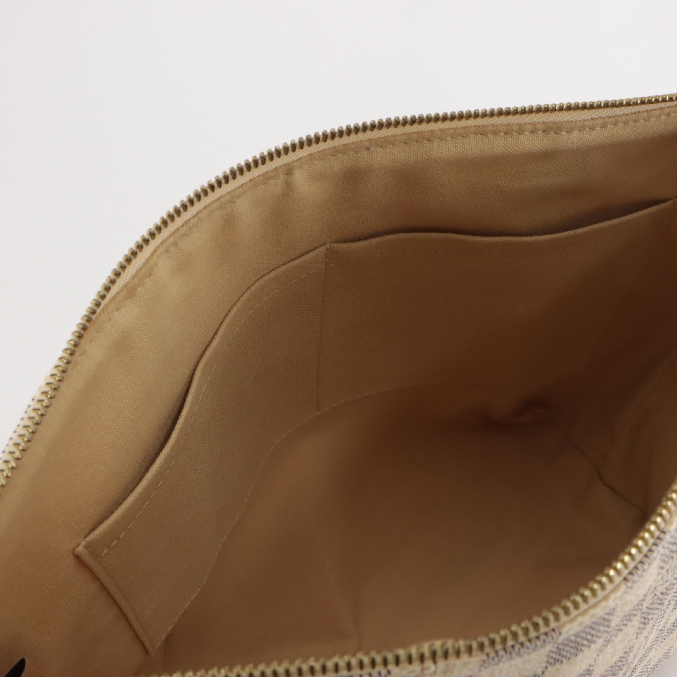 Louis Vuitton Totally PM Shoulder Bag in Damier Azur Canvas and Leather Trim