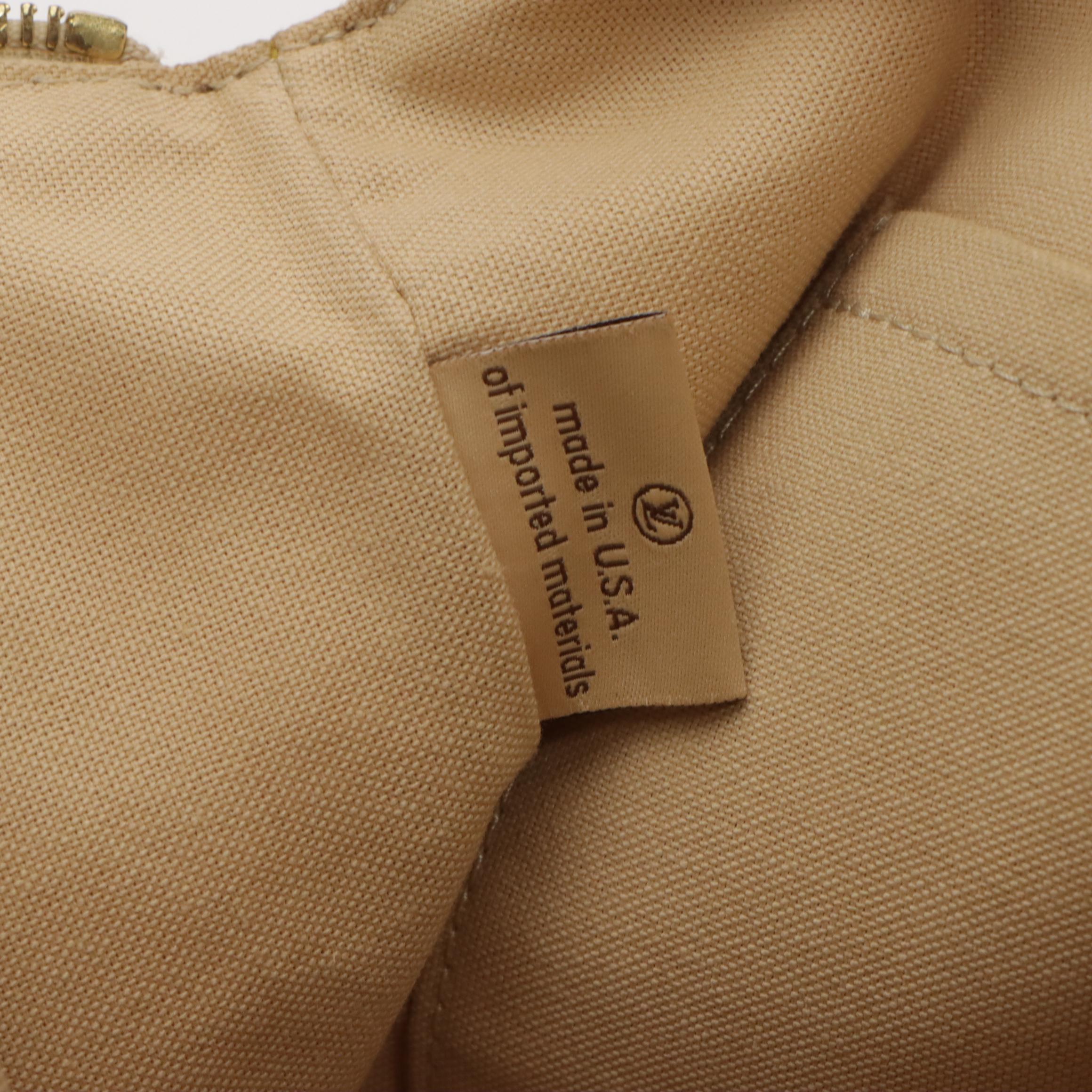 Louis Vuitton Totally PM Shoulder Bag in Damier Azur Canvas and Leather Trim