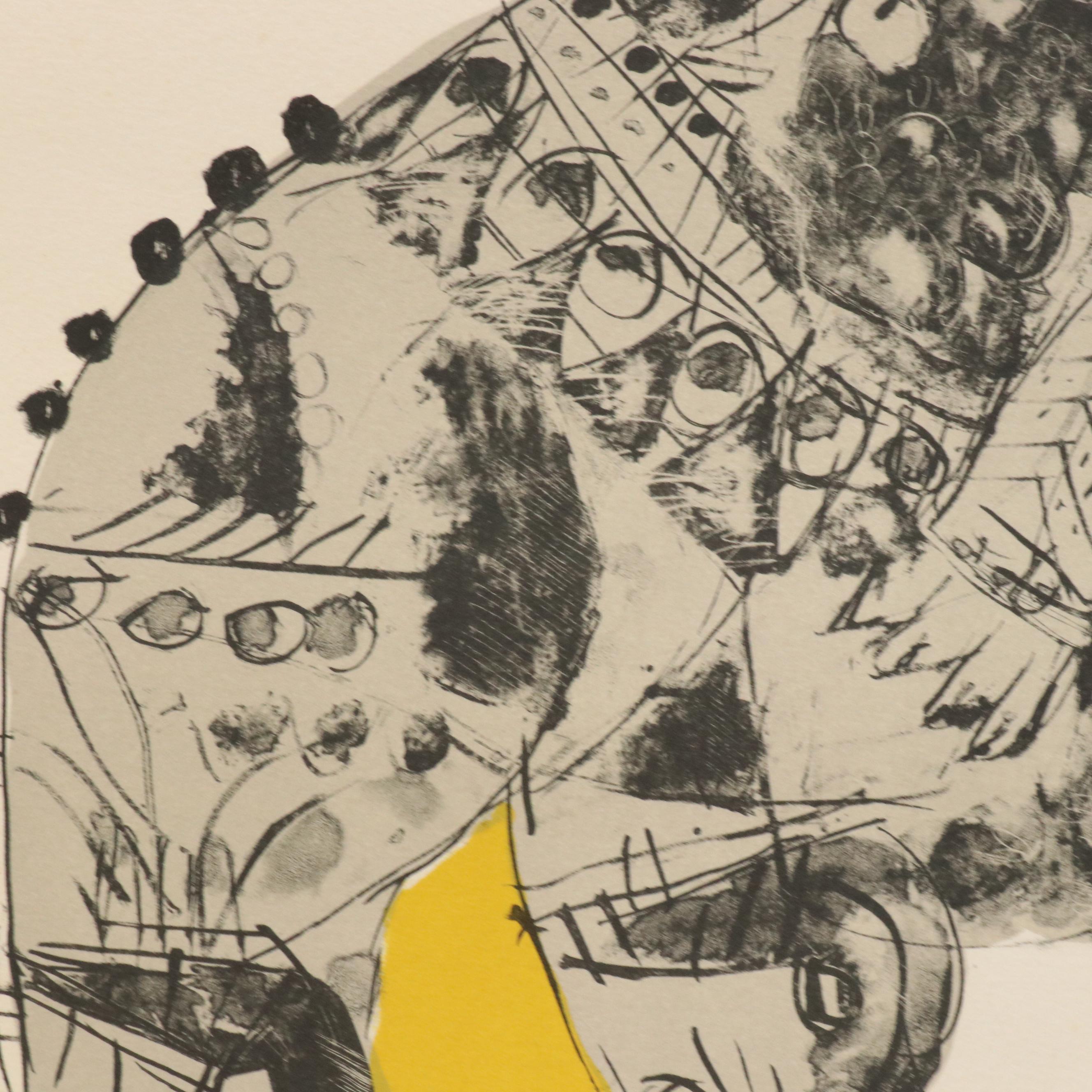 Norman Laliberte Lithograph Artist Proof "Strong Man," circa 1975