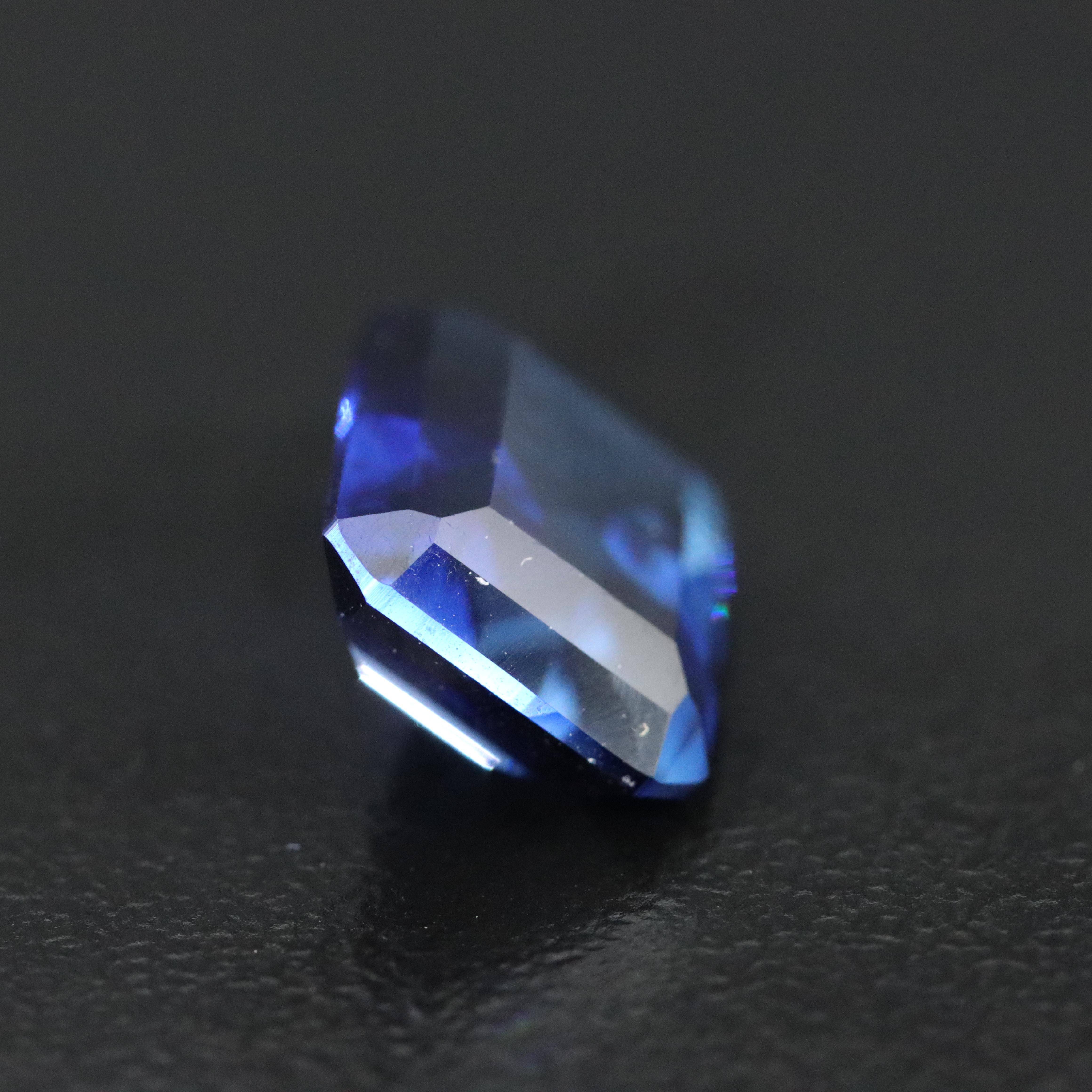 Loose 6.16 CT Lab Grown Sapphire
