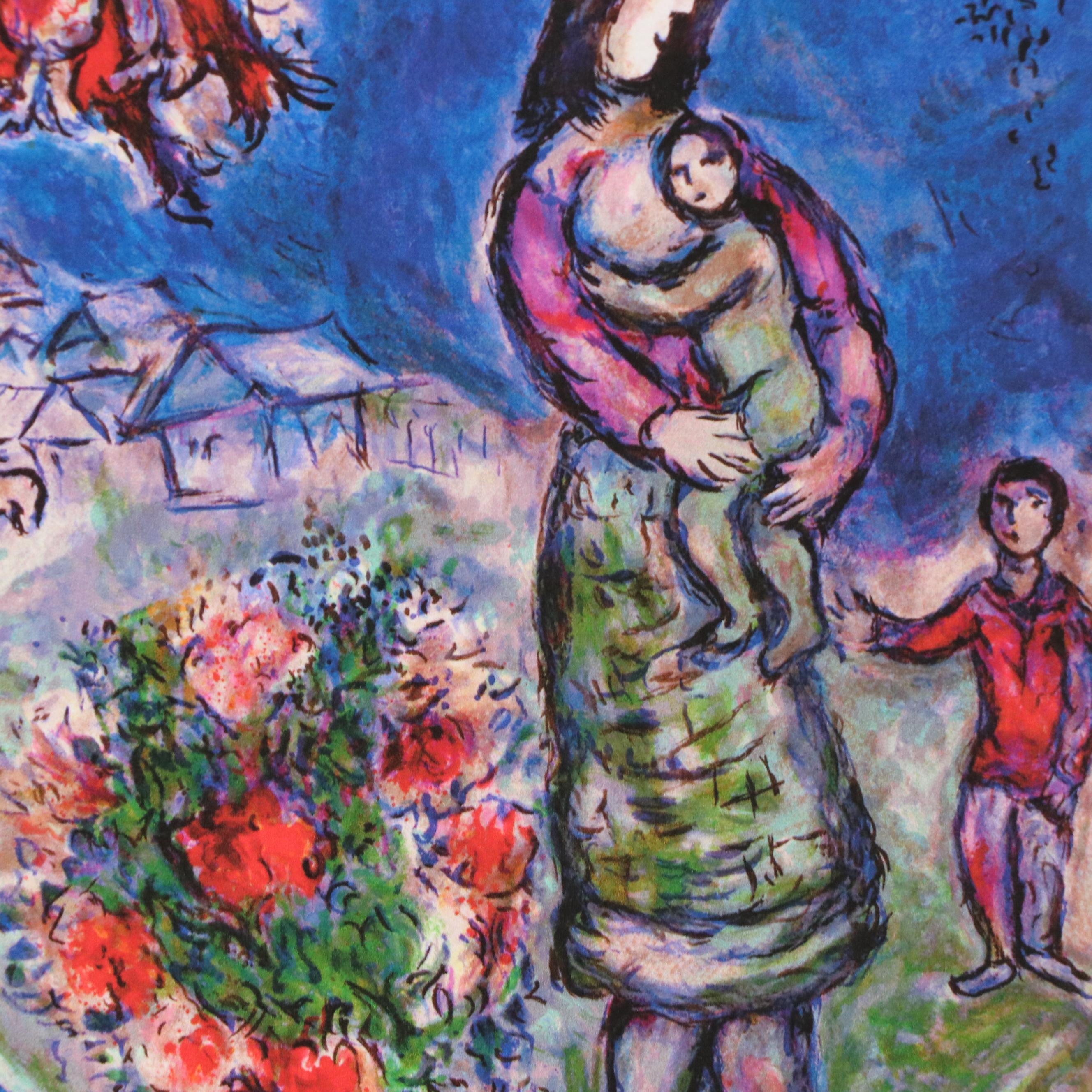 Giclée After Marc Chagall "Sur La Route Du Village," 1999