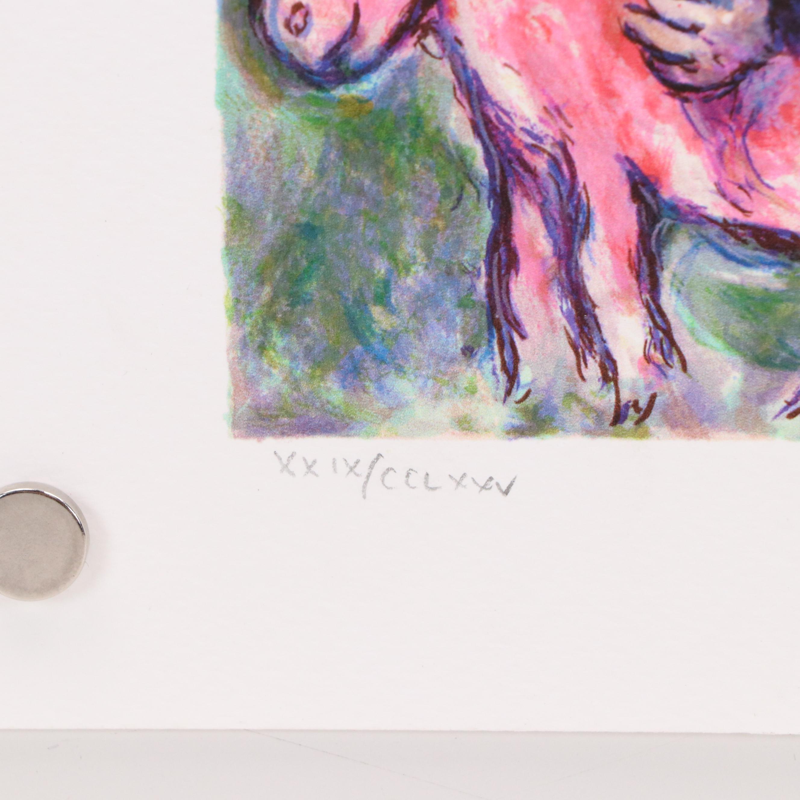 Giclée After Marc Chagall "Sur La Route Du Village," 1999