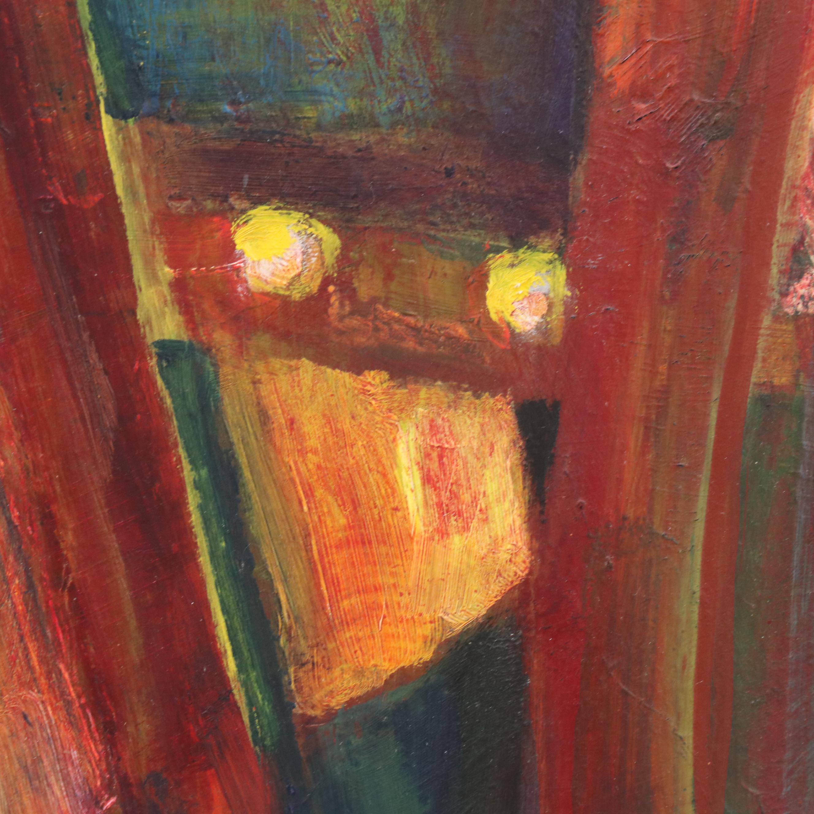 Ann Bowers Abstract Modernist Acrylic Painting, 21st Century