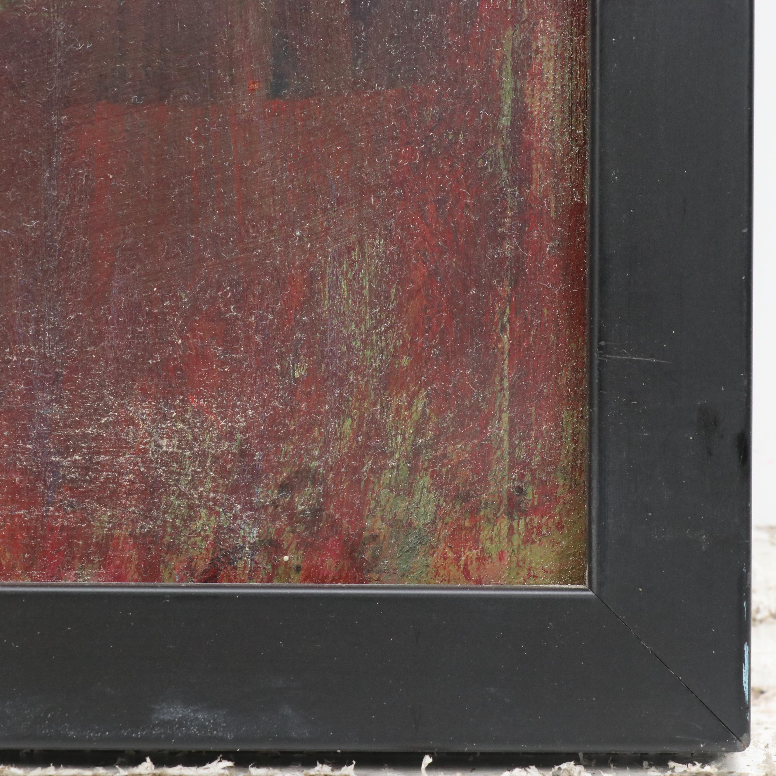 Ann Bowers Abstract Modernist Acrylic Painting, 21st Century