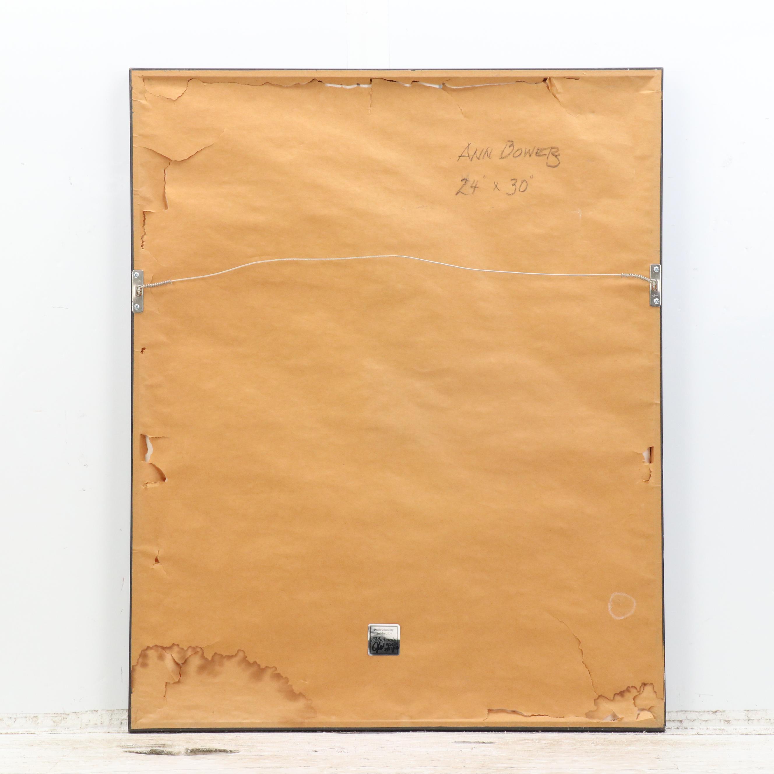 Ann Bowers Abstract Modernist Acrylic Painting, 21st Century