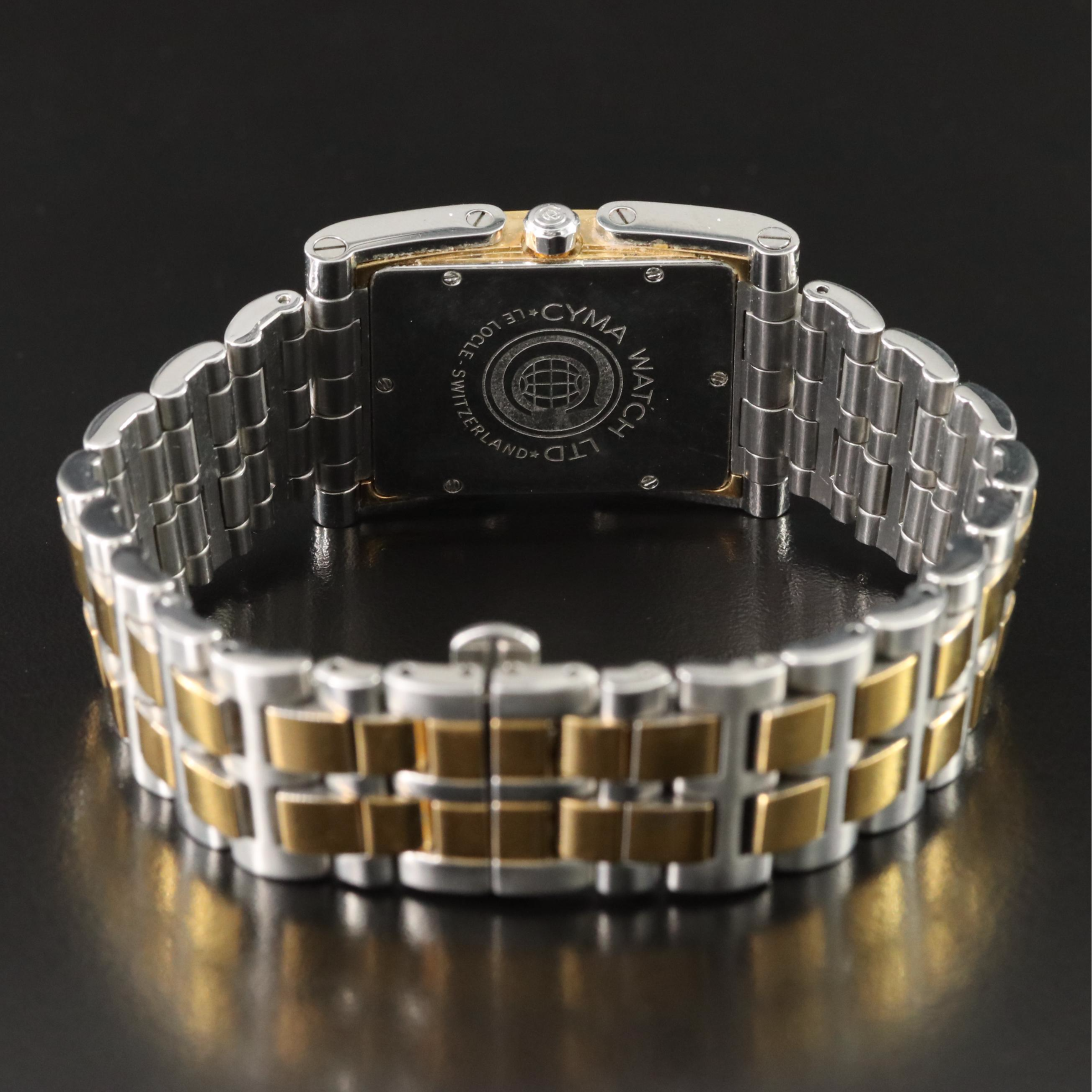 Cyma Imperium Gold-Plate & Steel Watch