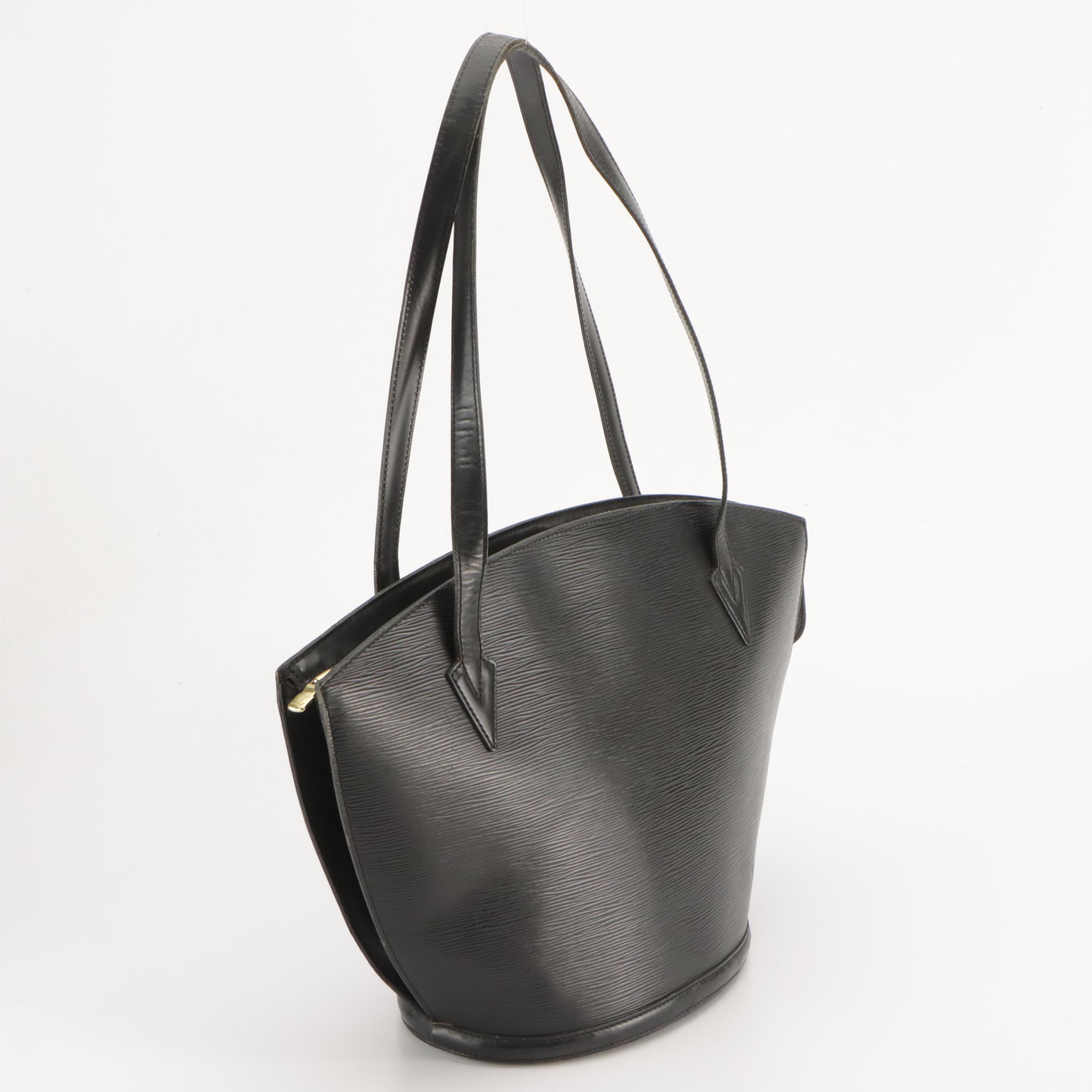 Louis Vuitton Saint Jacques GM in Black Epi/Smooth Leather