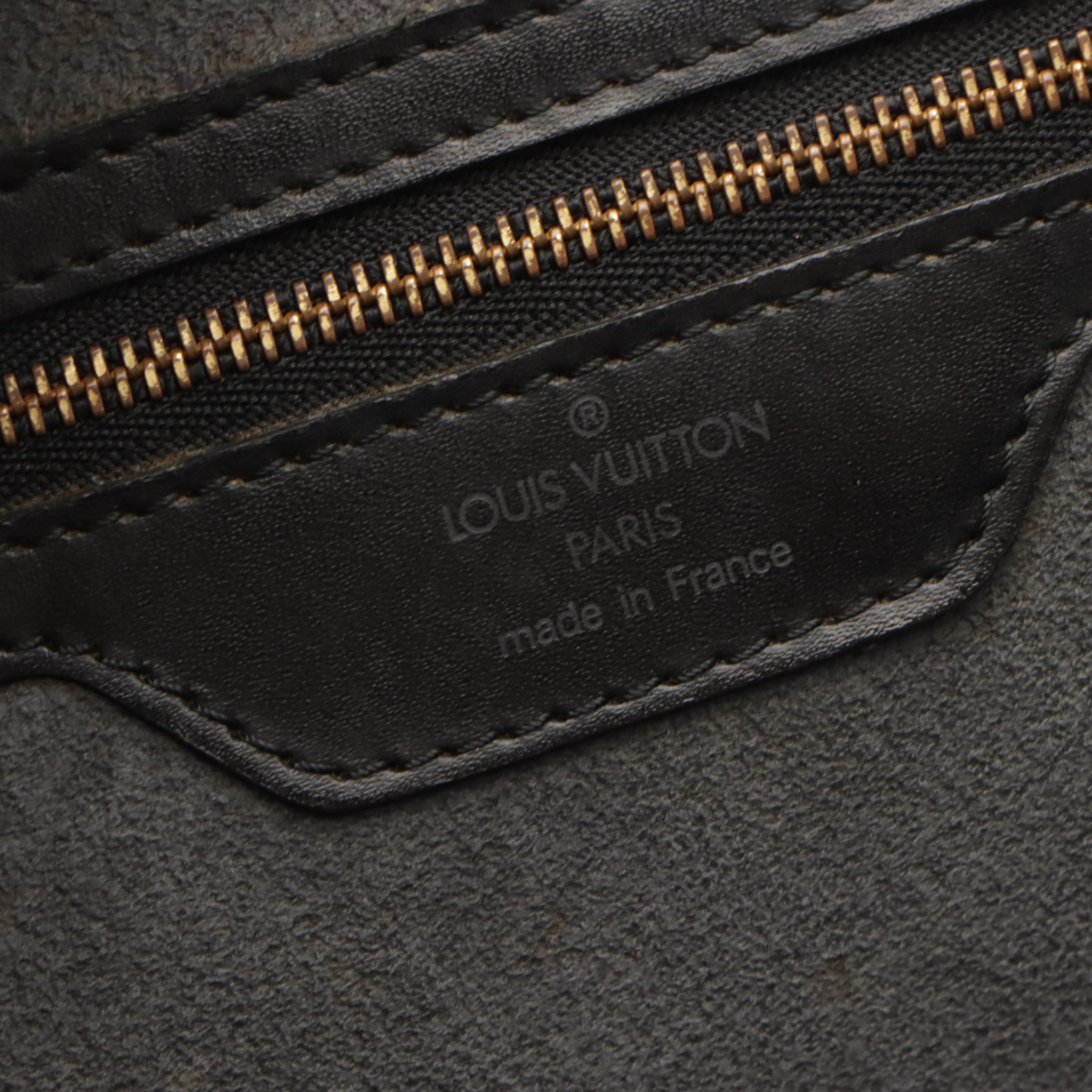 Louis Vuitton Saint Jacques GM in Black Epi/Smooth Leather