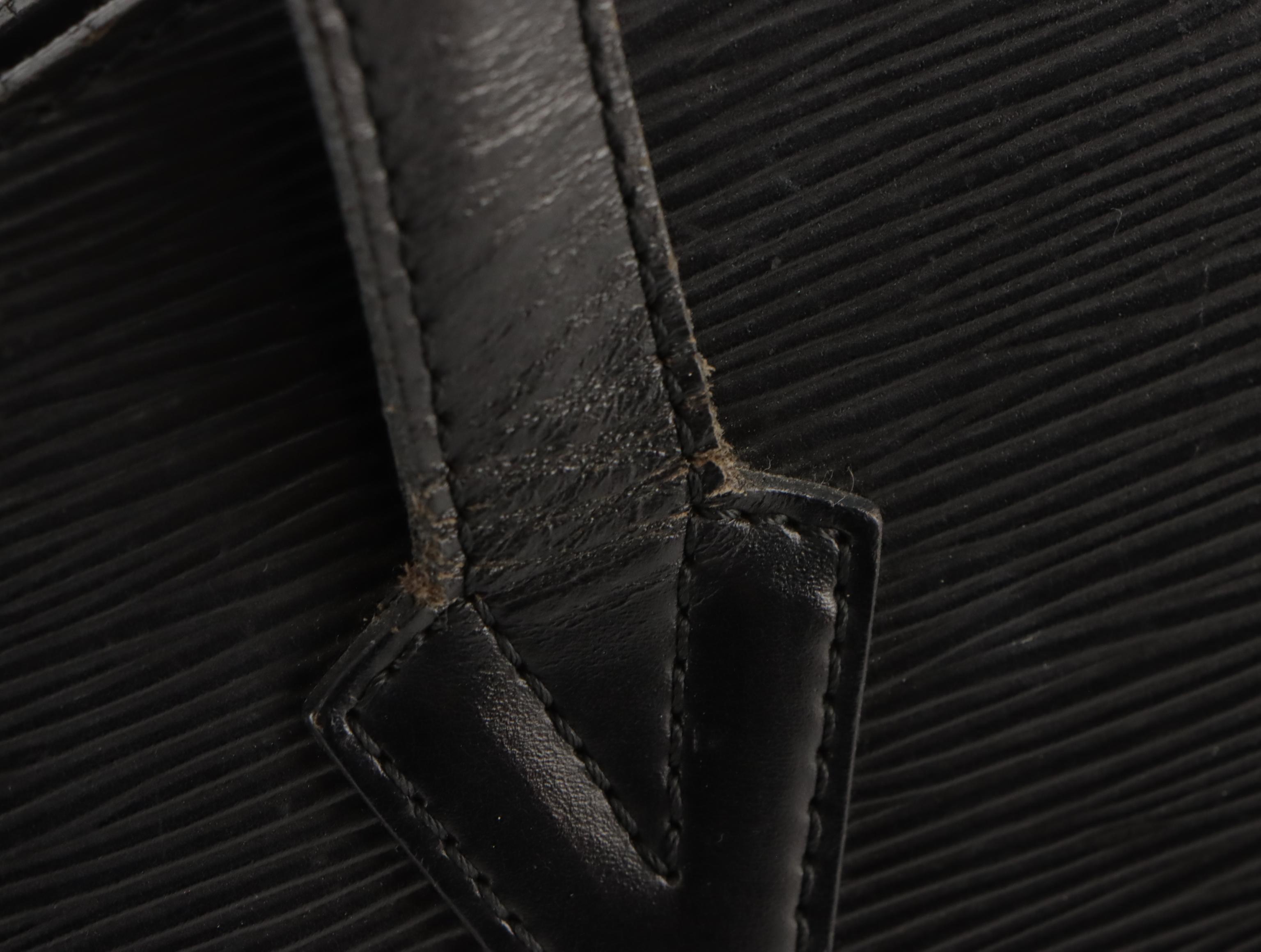 Louis Vuitton Saint Jacques GM in Black Epi/Smooth Leather