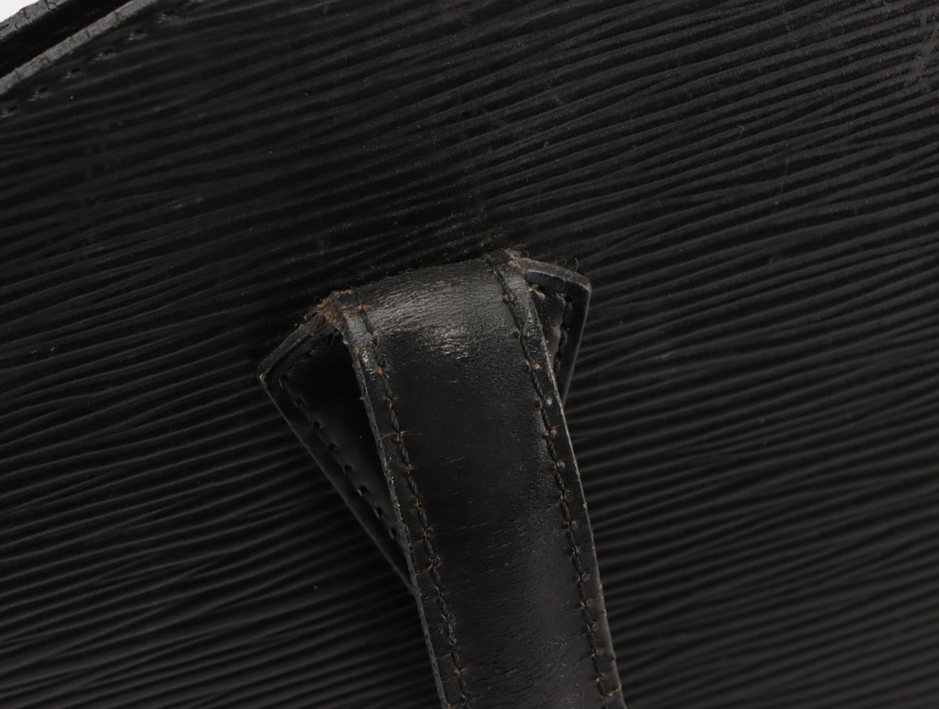 Louis Vuitton Saint Jacques GM in Black Epi/Smooth Leather