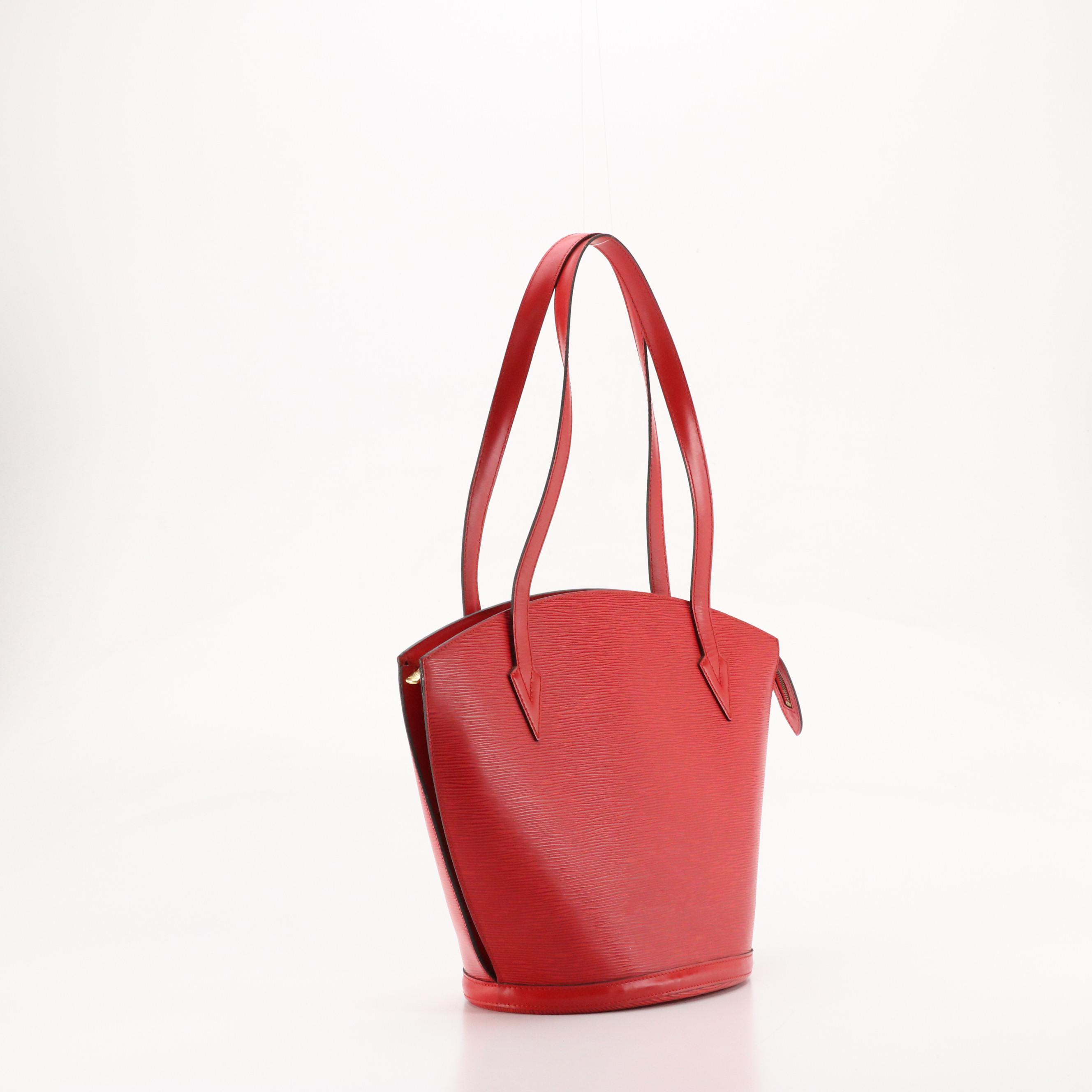 Louis Vuitton Saint Jacques GM in Castilian Red Epi/Smooth Leather