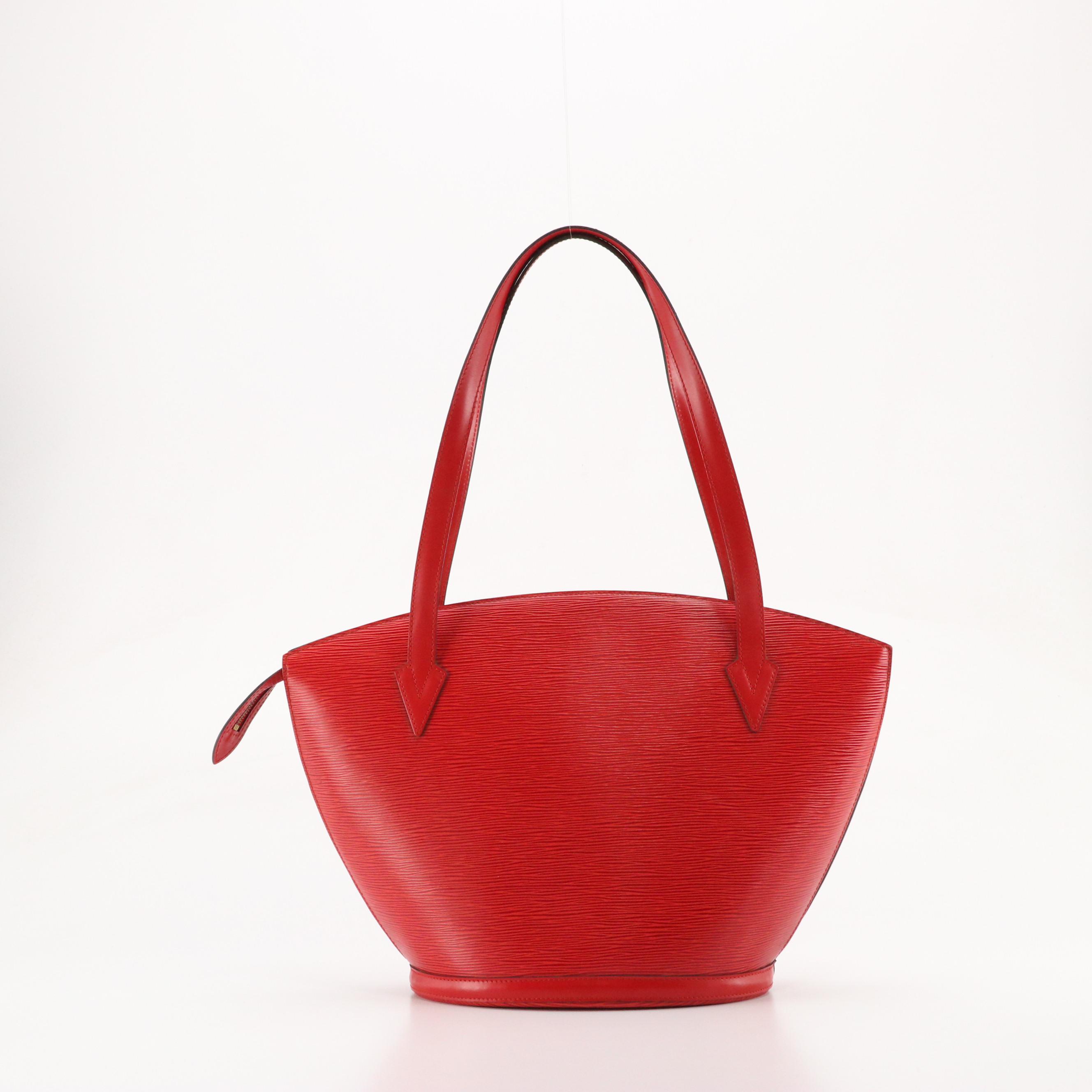 Louis Vuitton Saint Jacques GM in Castilian Red Epi/Smooth Leather