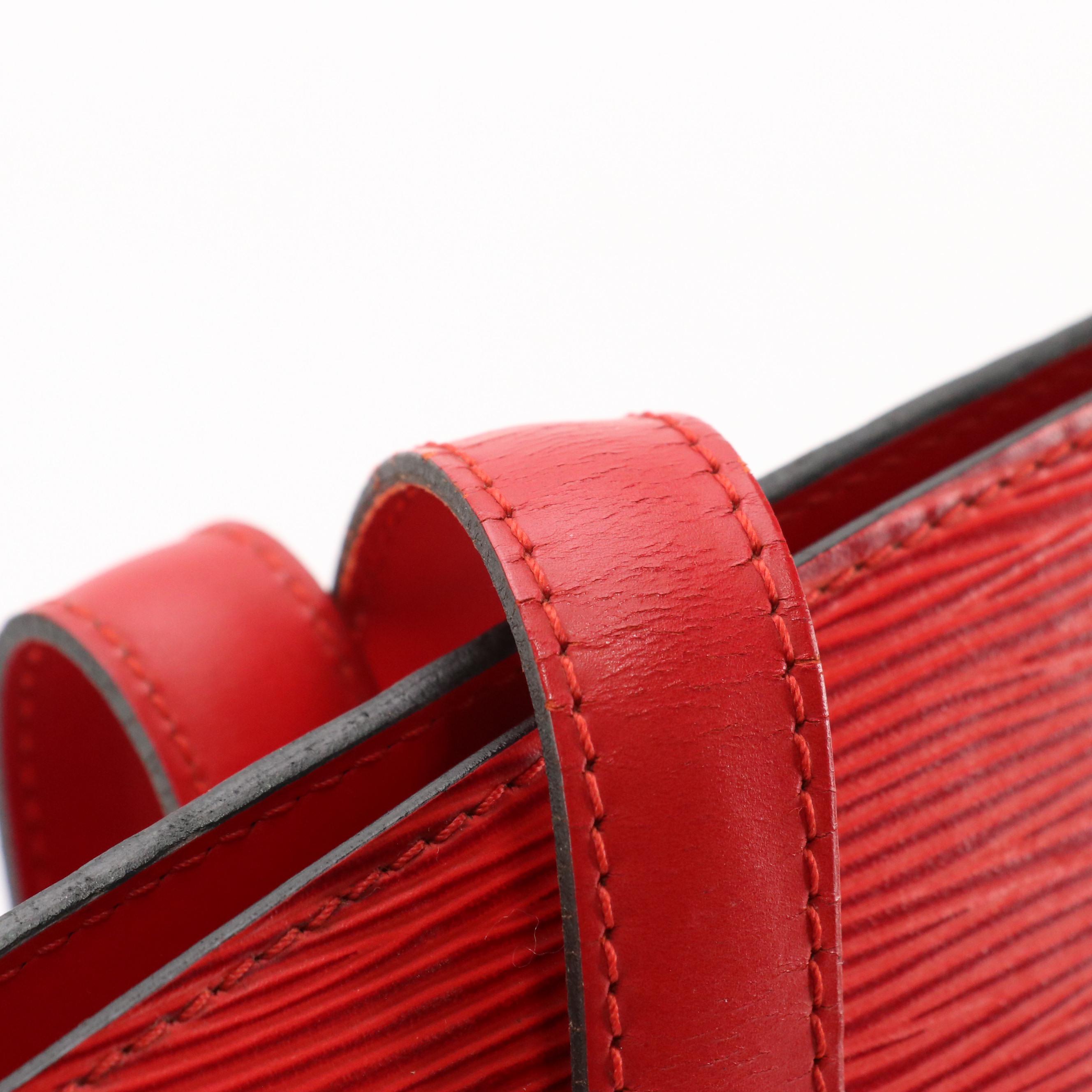 Louis Vuitton Saint Jacques GM in Castilian Red Epi/Smooth Leather