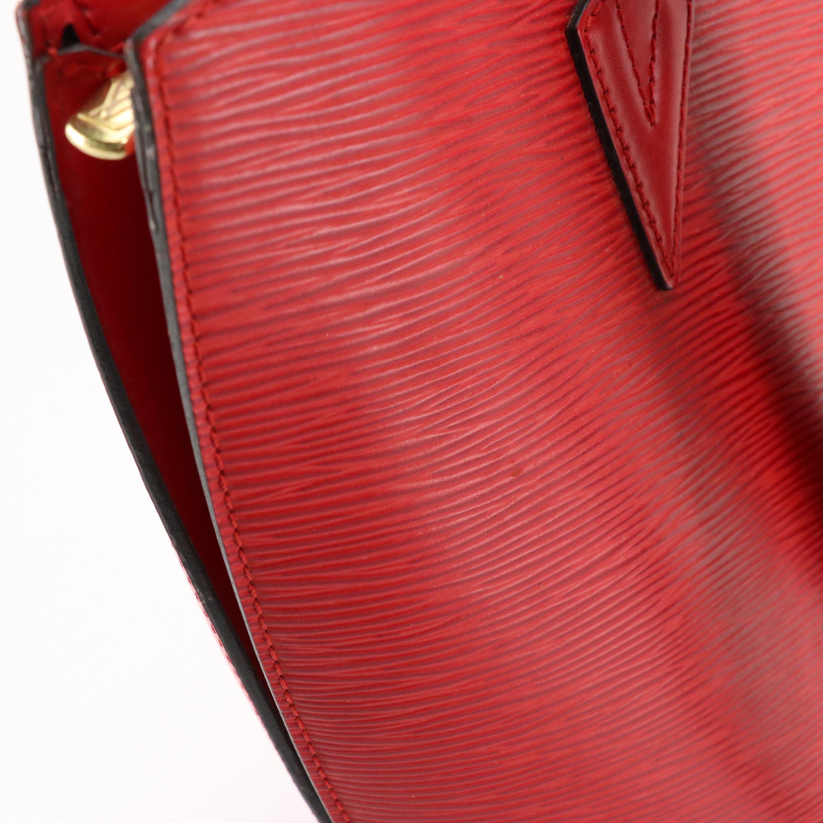 Louis Vuitton Saint Jacques GM in Castilian Red Epi/Smooth Leather