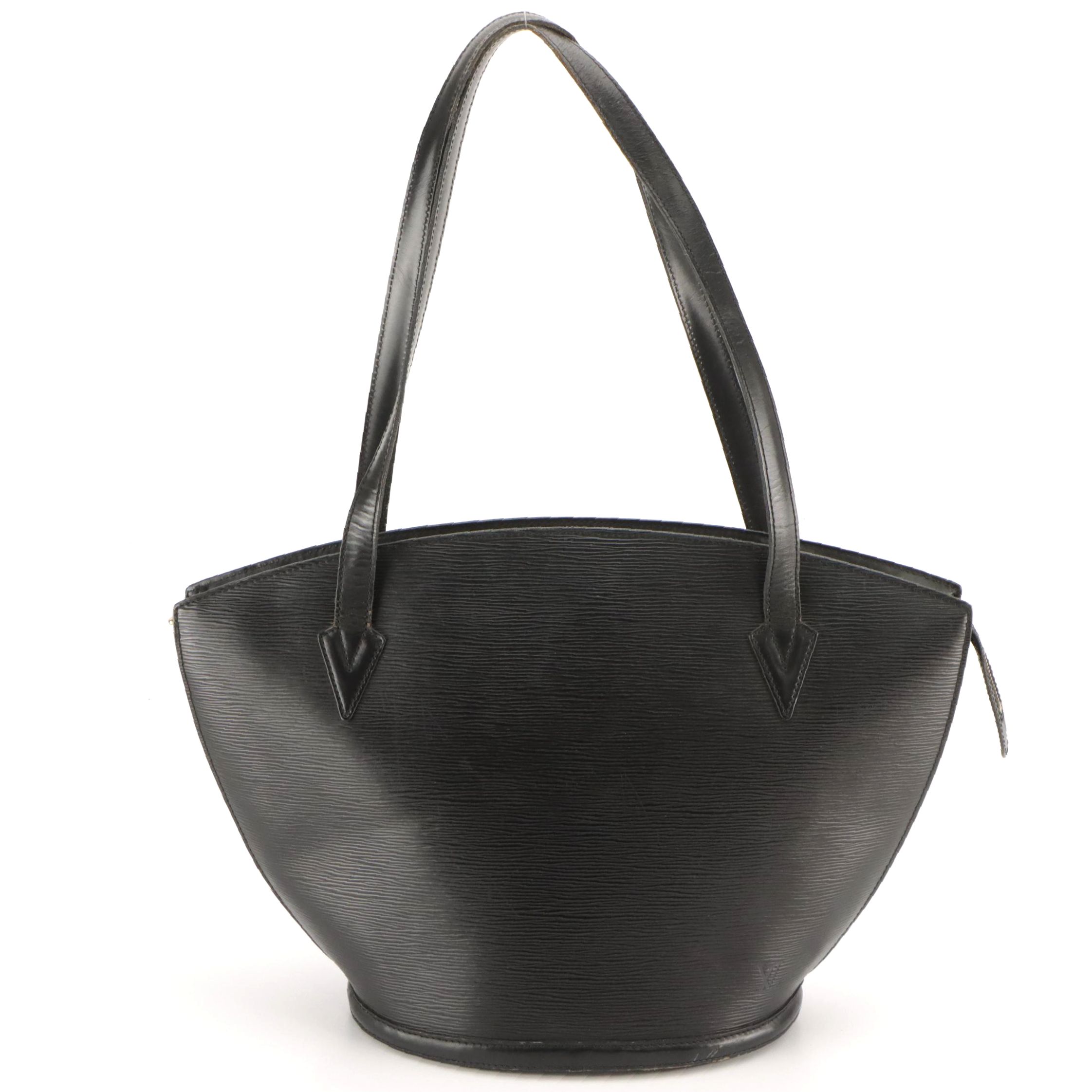 Louis Vuitton Saint Jacques GM in Black Epi/Smooth Leather