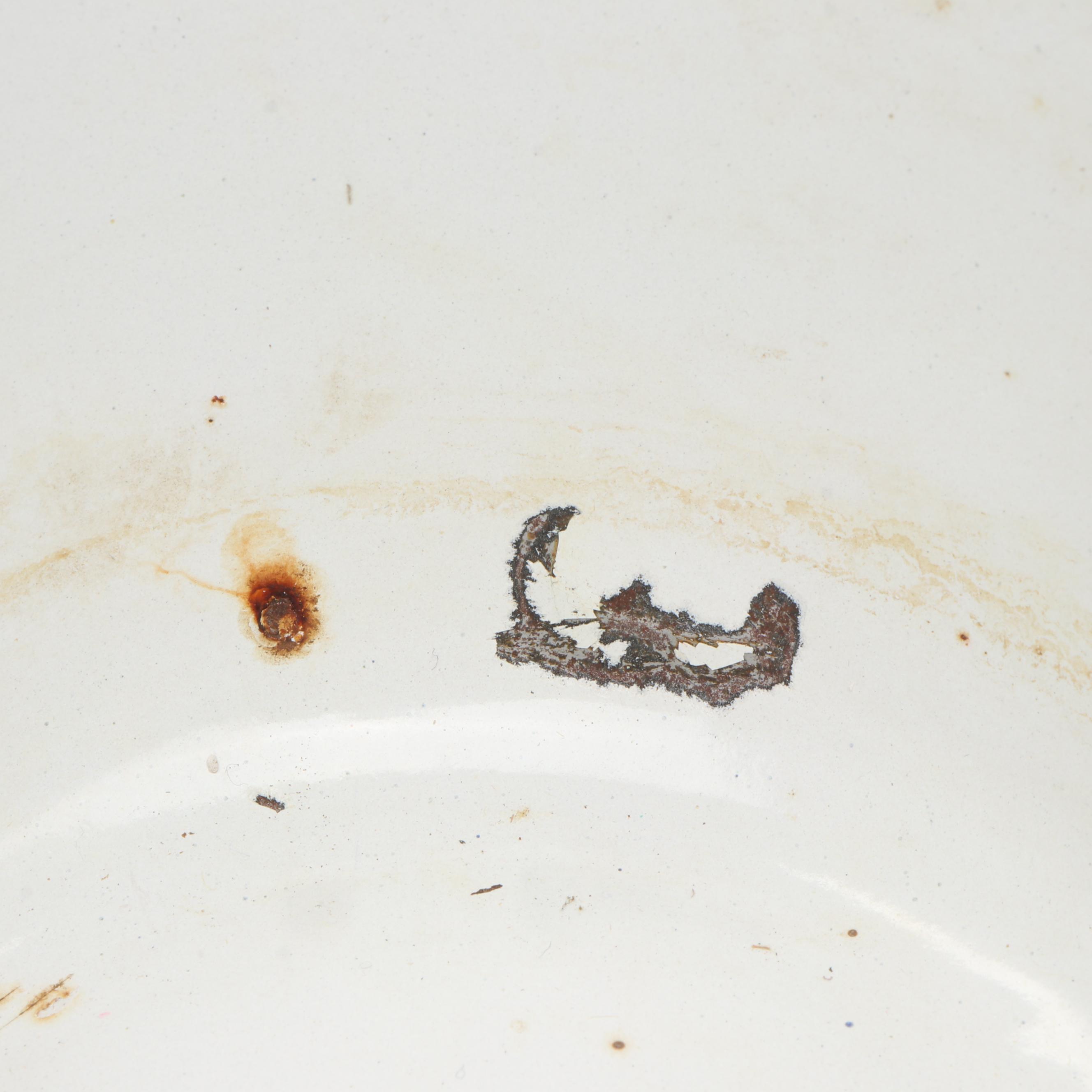 Enamel Metal Bowl, Lidded Bowl, Teapot, and More Kitchenware, Mid-20th Century