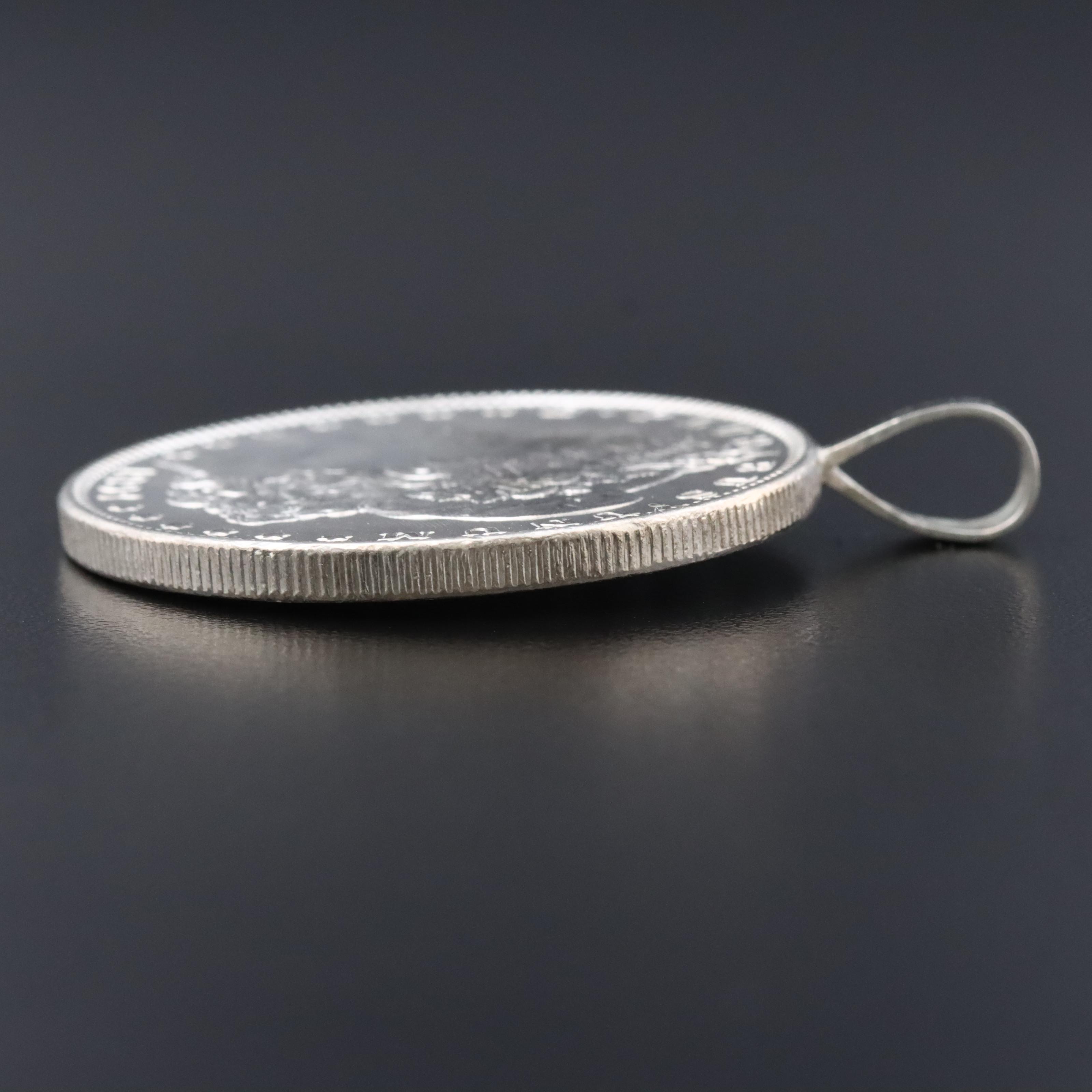 1897 Morgan Silver Dollar Coin Pendant