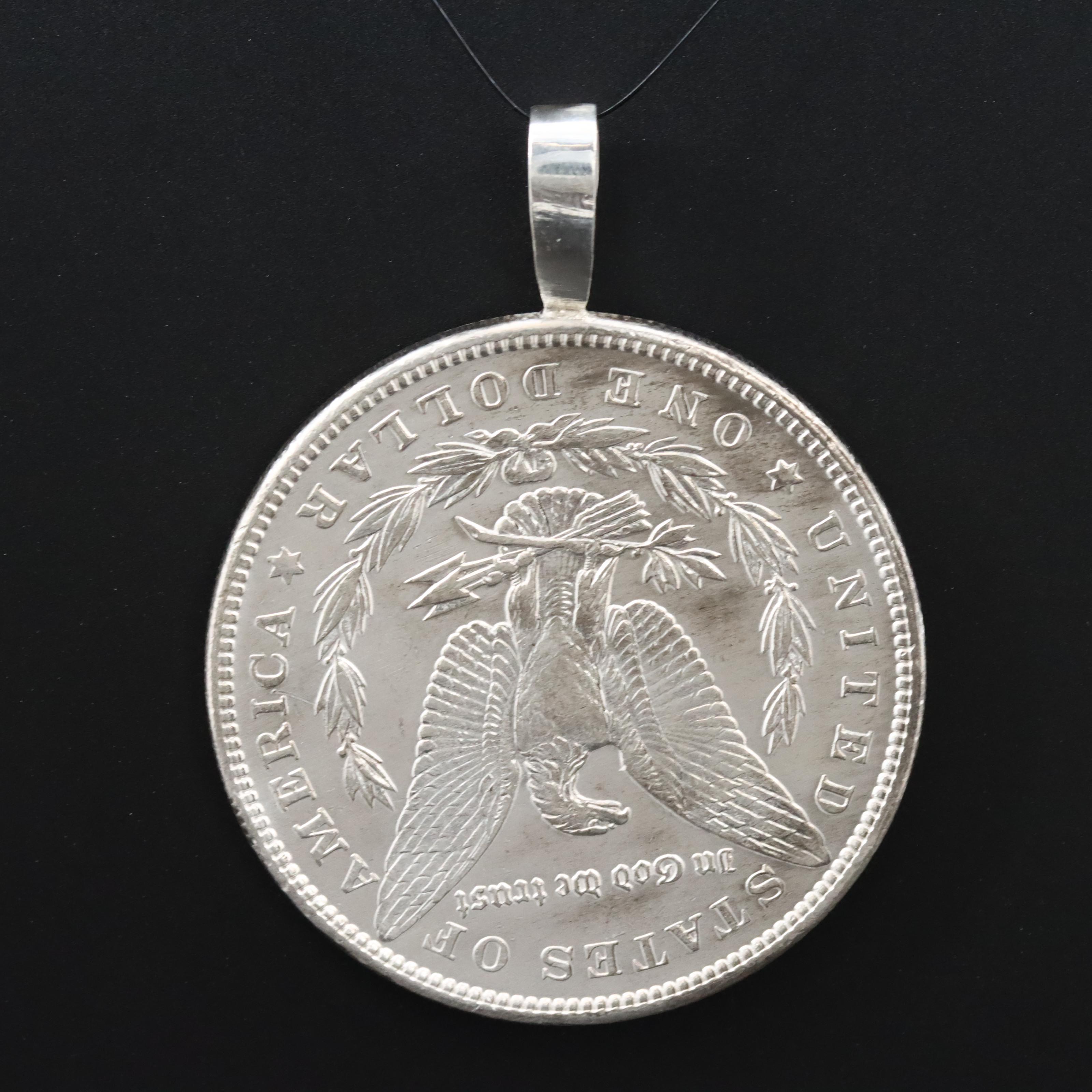 1897 Morgan Silver Dollar Coin Pendant