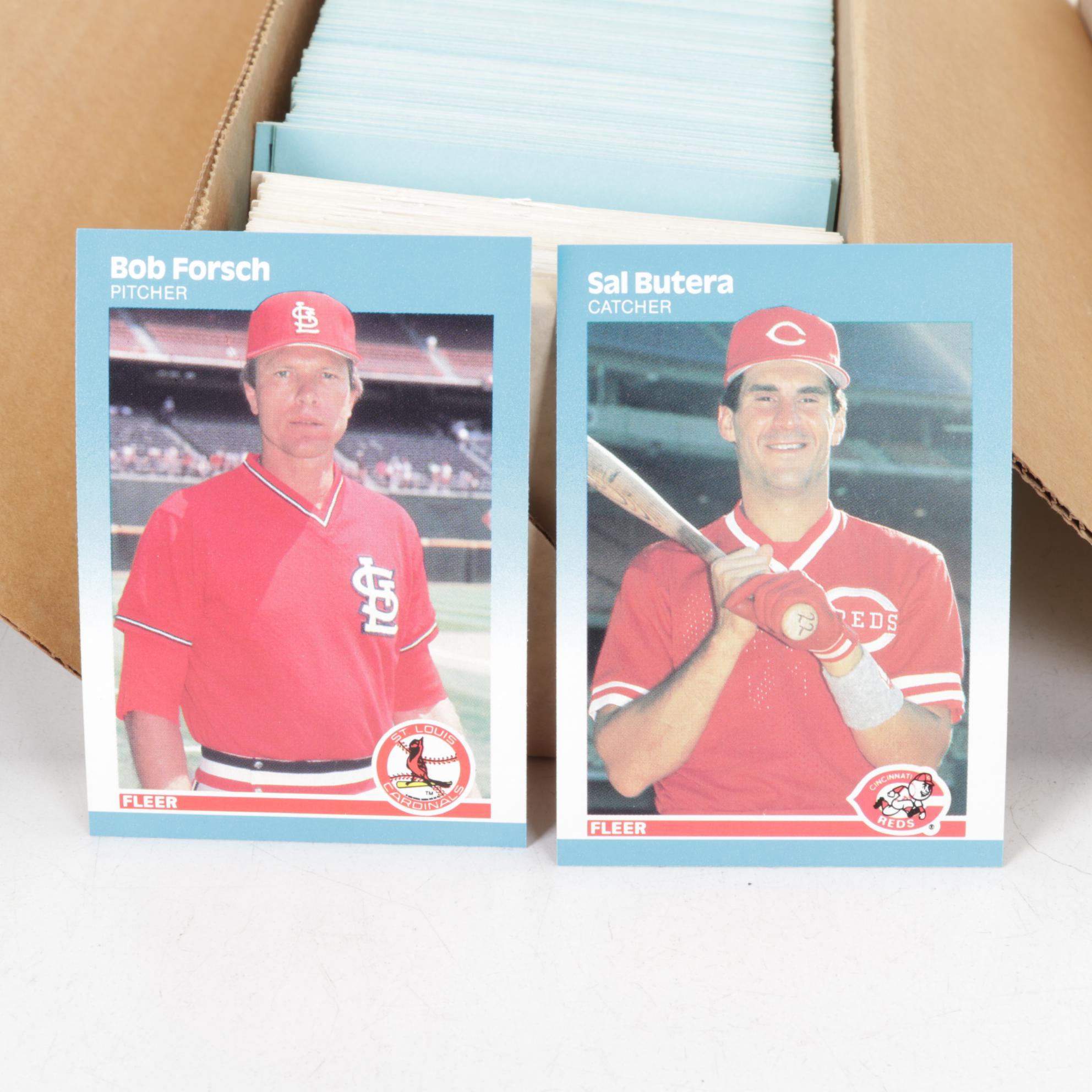 Fleer & Donruss Baseball Card Collection with Original Boxes, 1986-1988