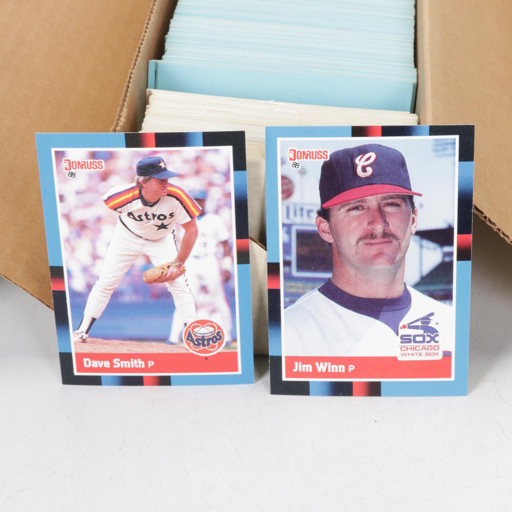 Fleer & Donruss Baseball Card Collection with Original Boxes, 1986-1988