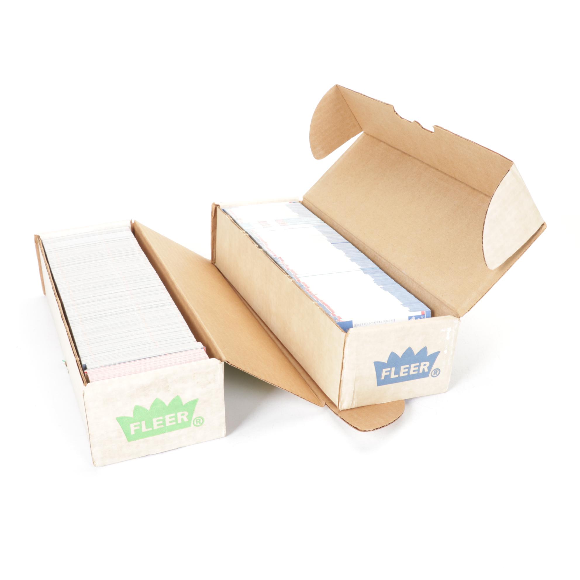 Fleer & Donruss Baseball Card Collection with Original Boxes, 1986-1988