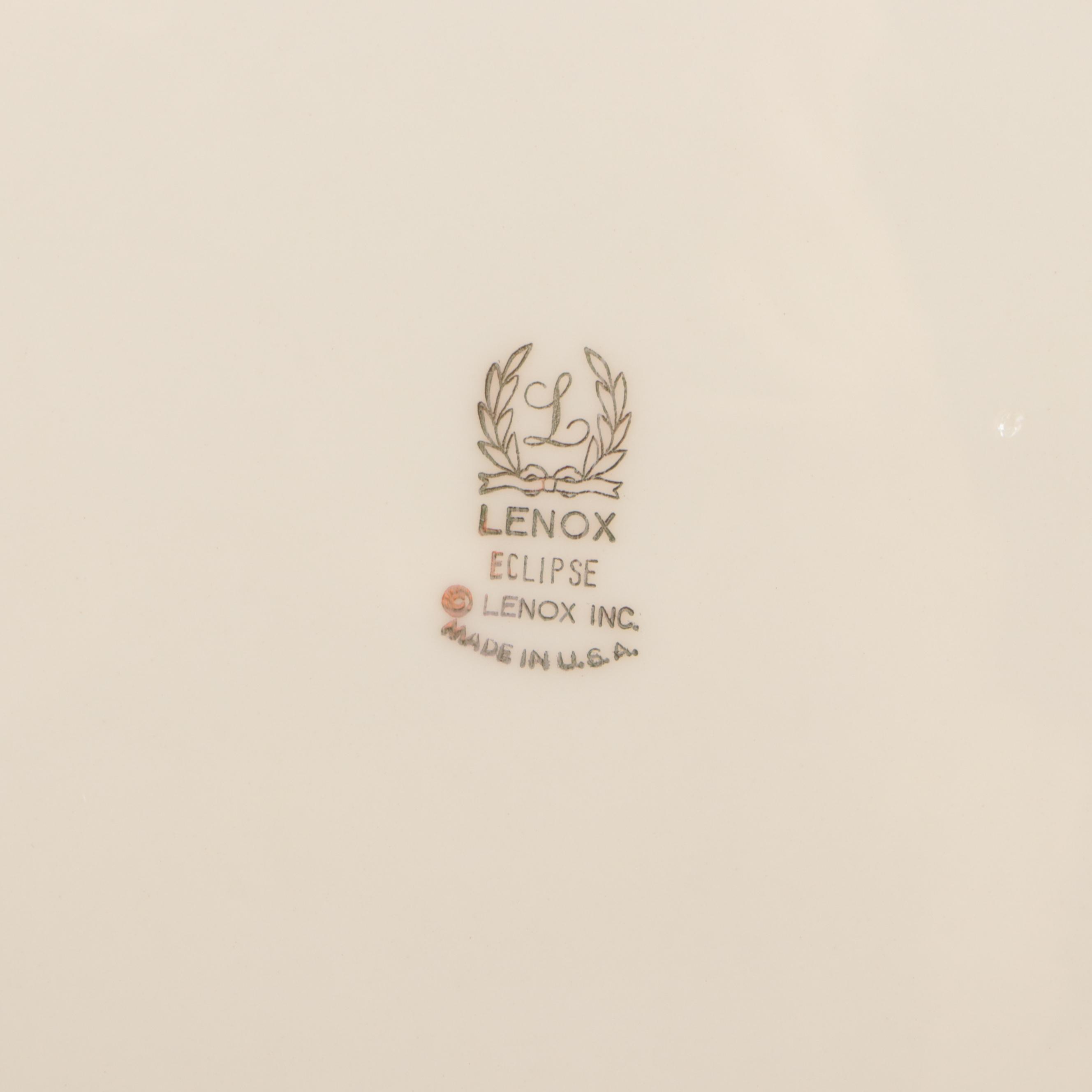 Lenox Porcelain "Eclipse" Plates, 1972–2007