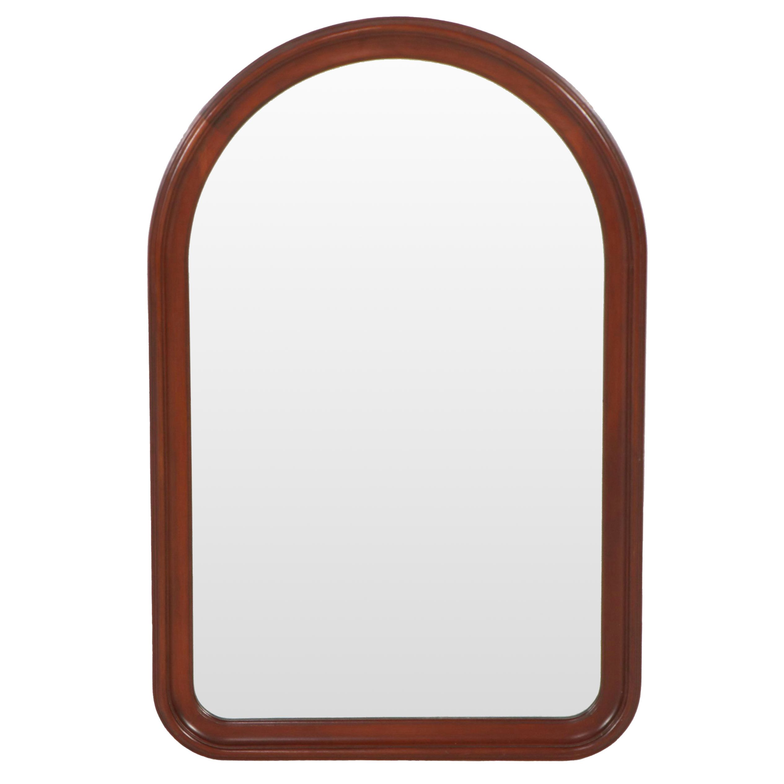 Edwardian Style Mahogany Frame Wall Mirror, Mid to Late 20th Century