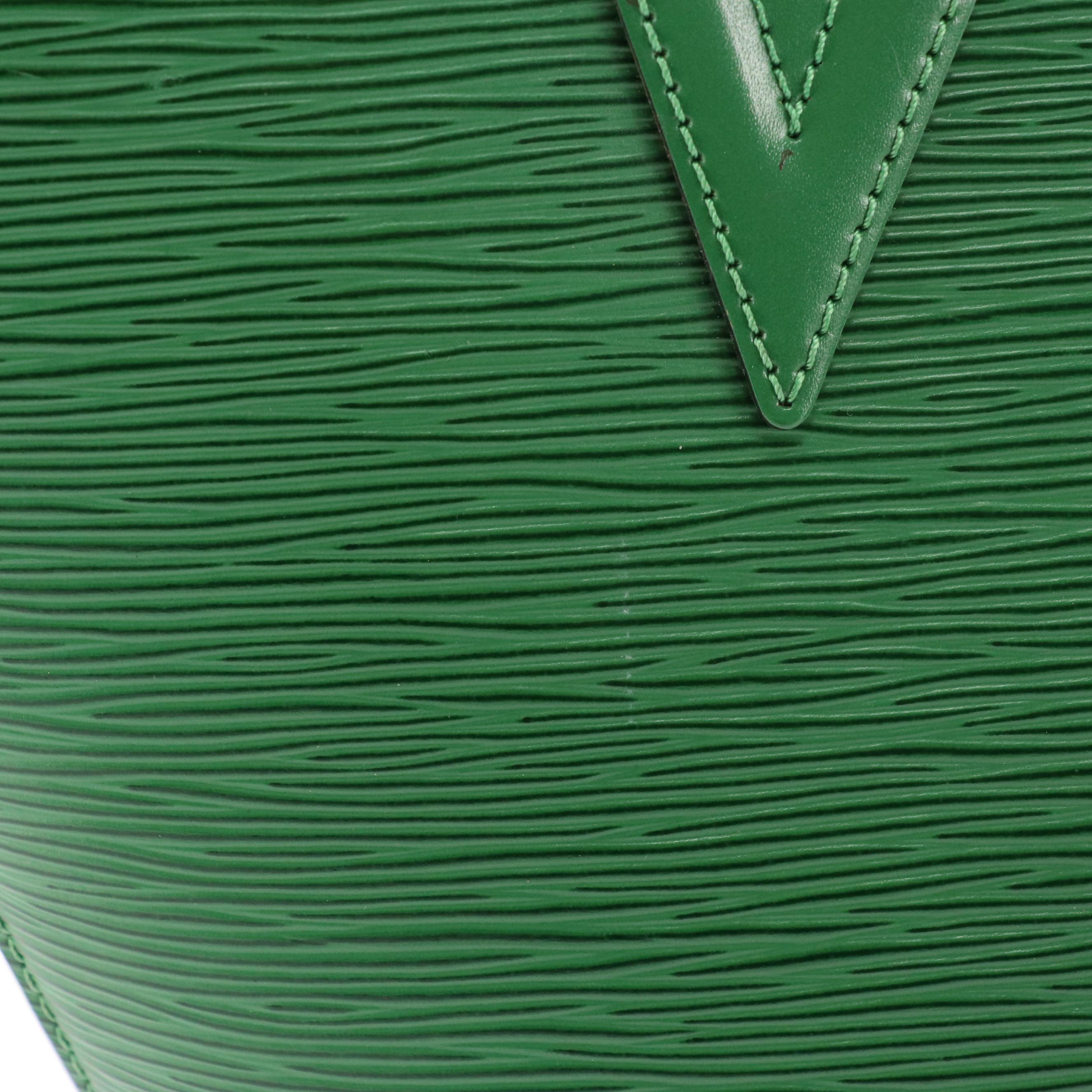 Louis Vuitton Saint Jacques GM in Borneo Green Epi/Smooth Leather