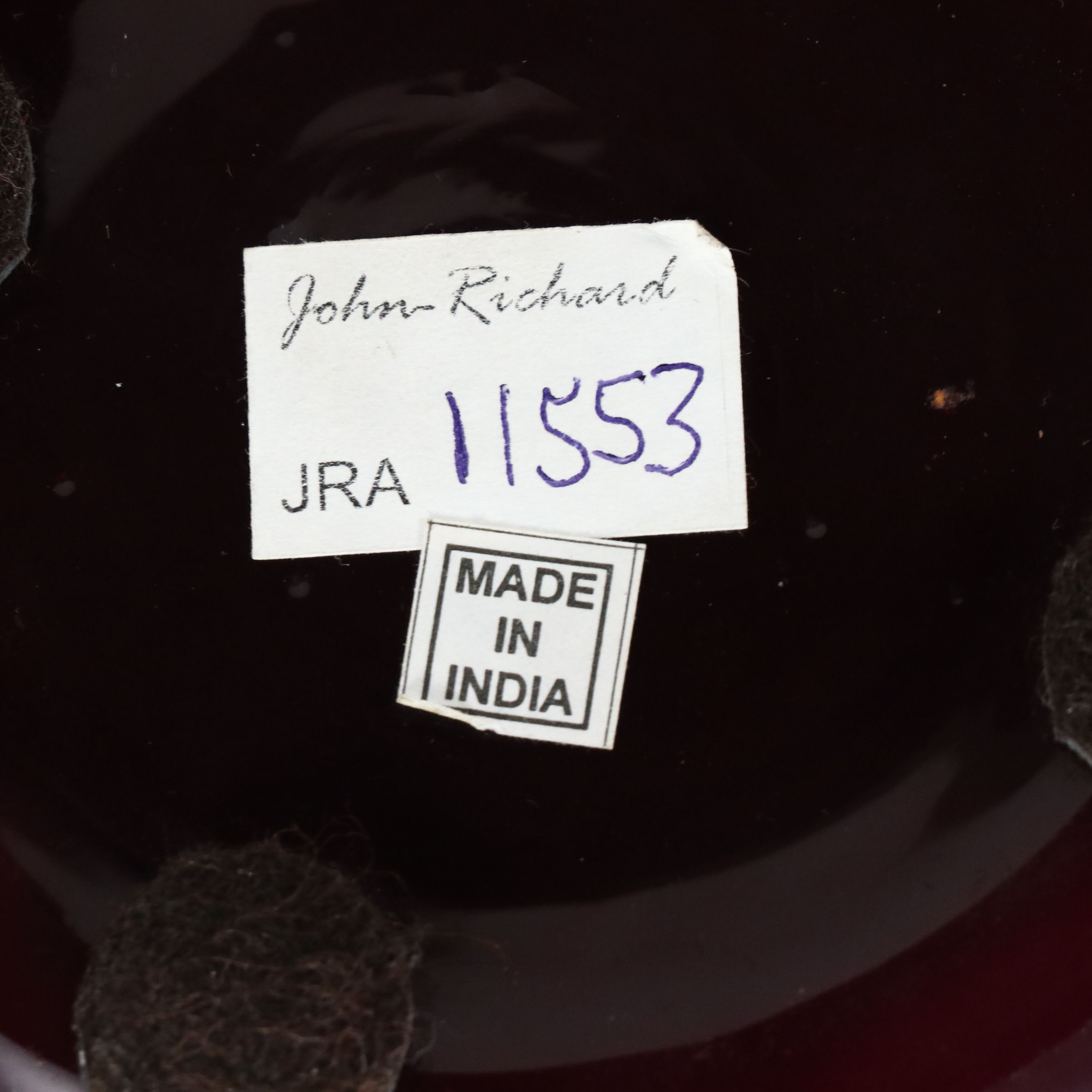 John Richard Mid Century Modern Style Glass Vase