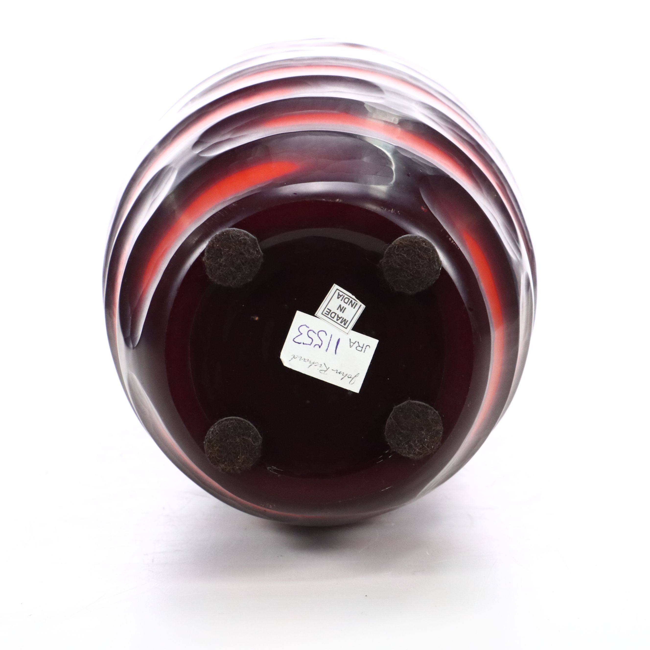 John Richard Mid Century Modern Style Glass Vase