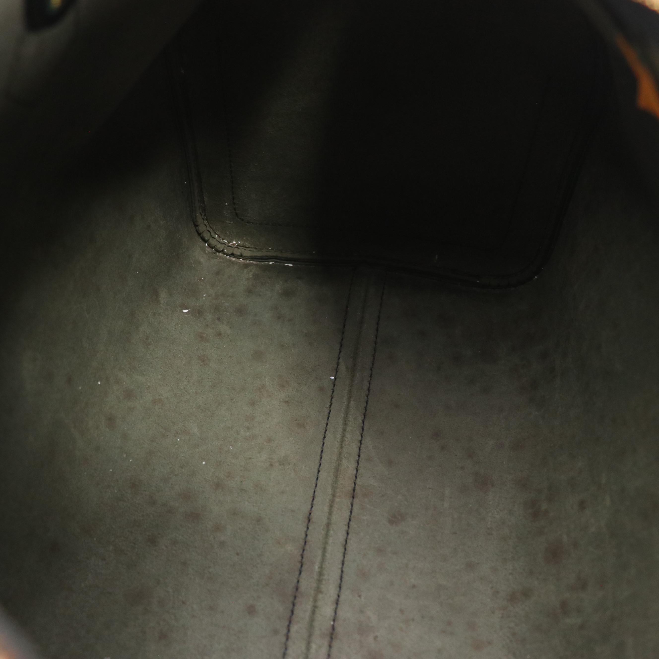 Louis Vuitton Speedy 35 in Black Epi and Smooth Leather