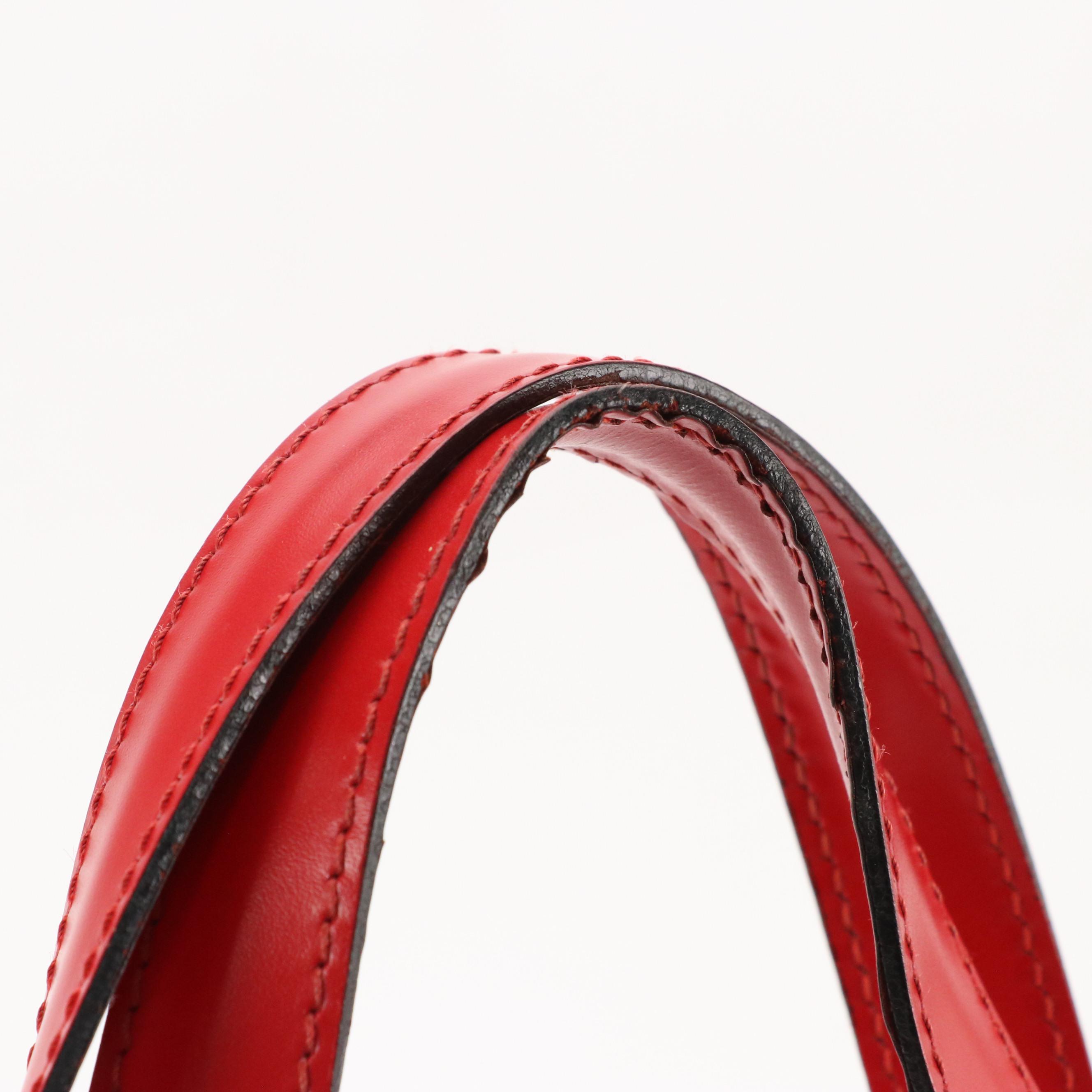 Louis Vuitton Saint Jacques PM in Castilian Red Epi/Smooth Leather