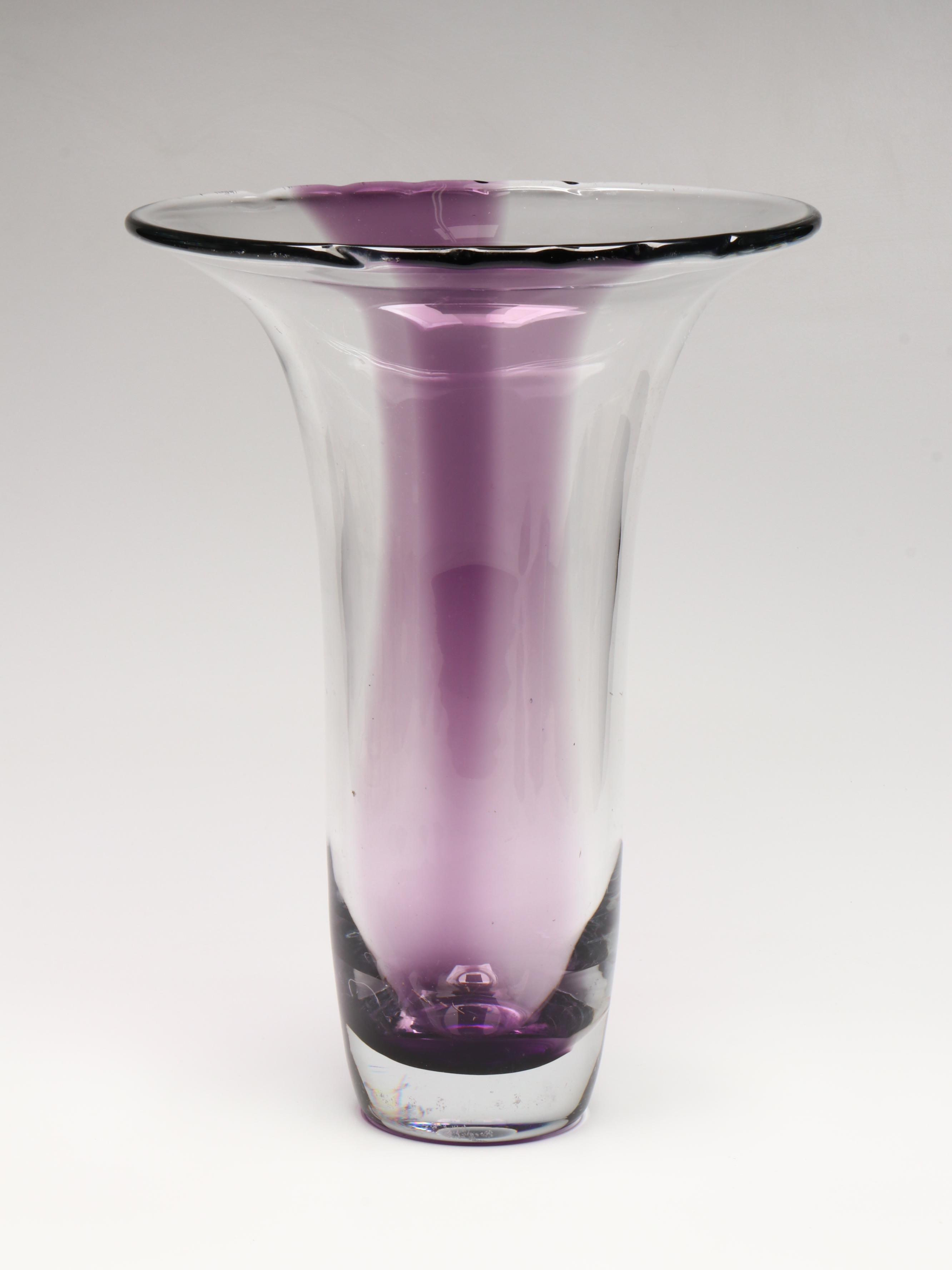 Trumpet Glass Vase