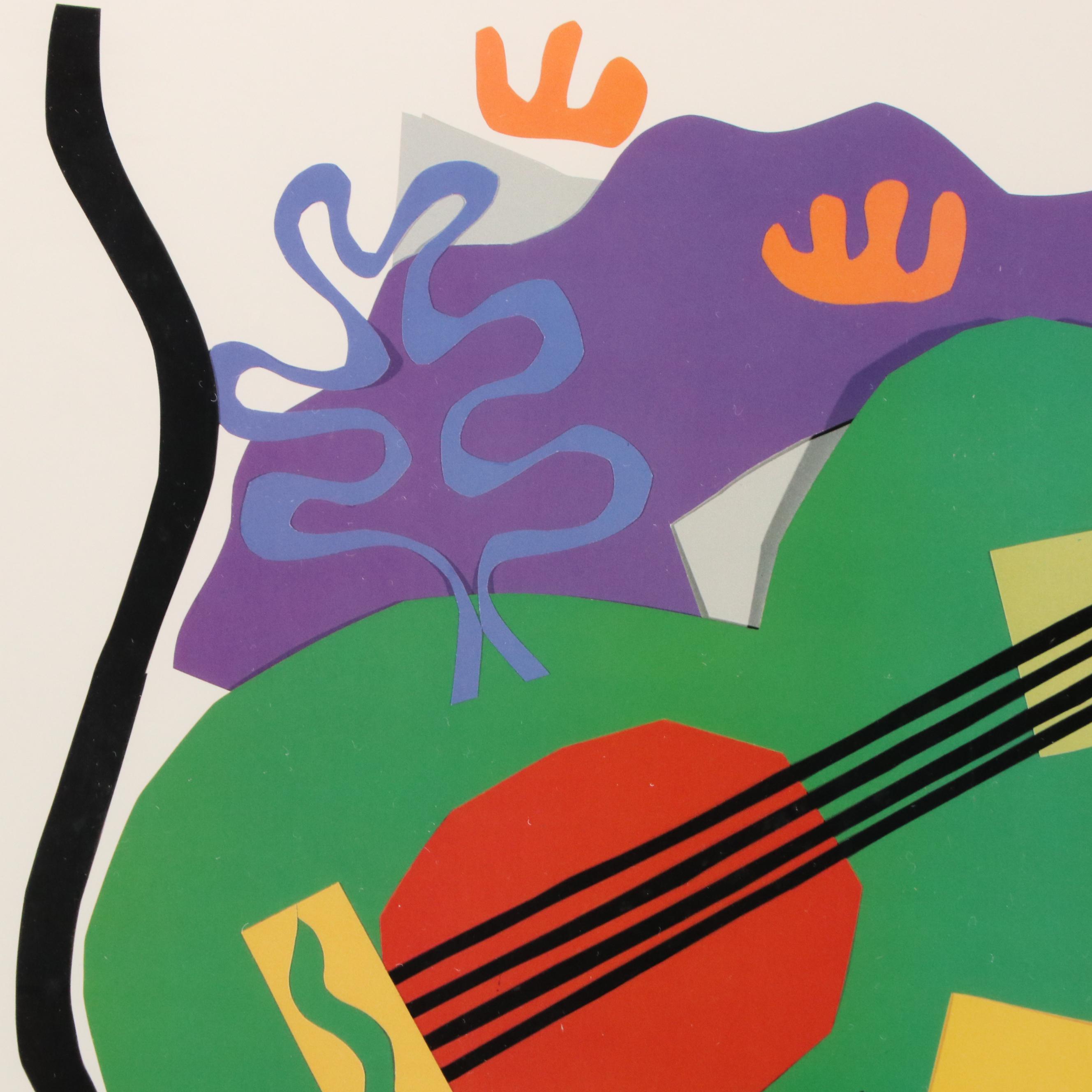 Alex Boies Offset Lithograph "I Love Music!"