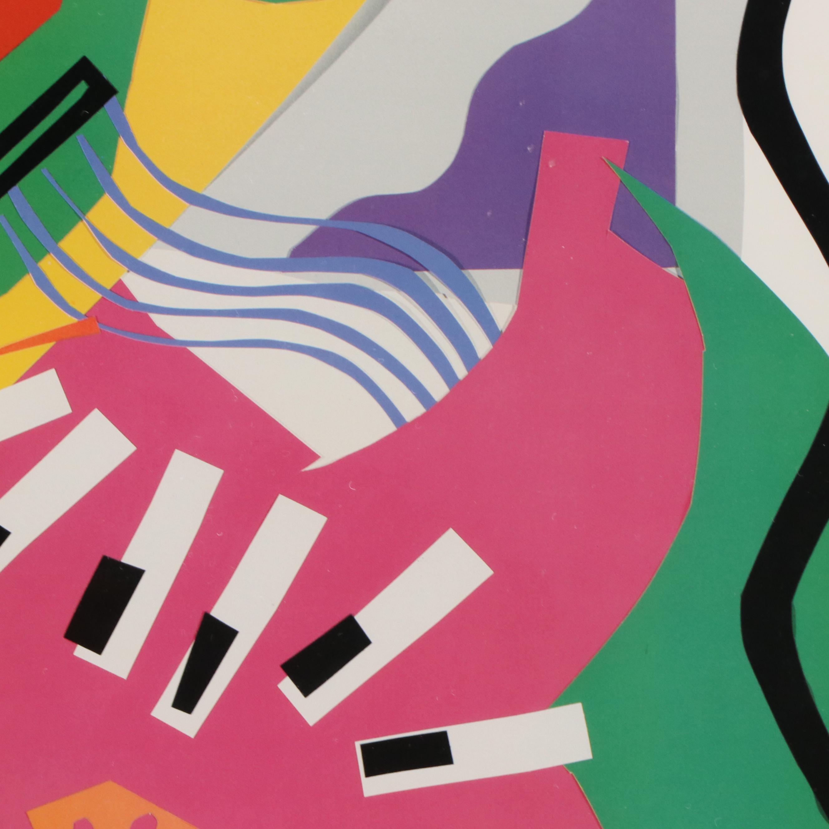 Alex Boies Offset Lithograph "I Love Music!"