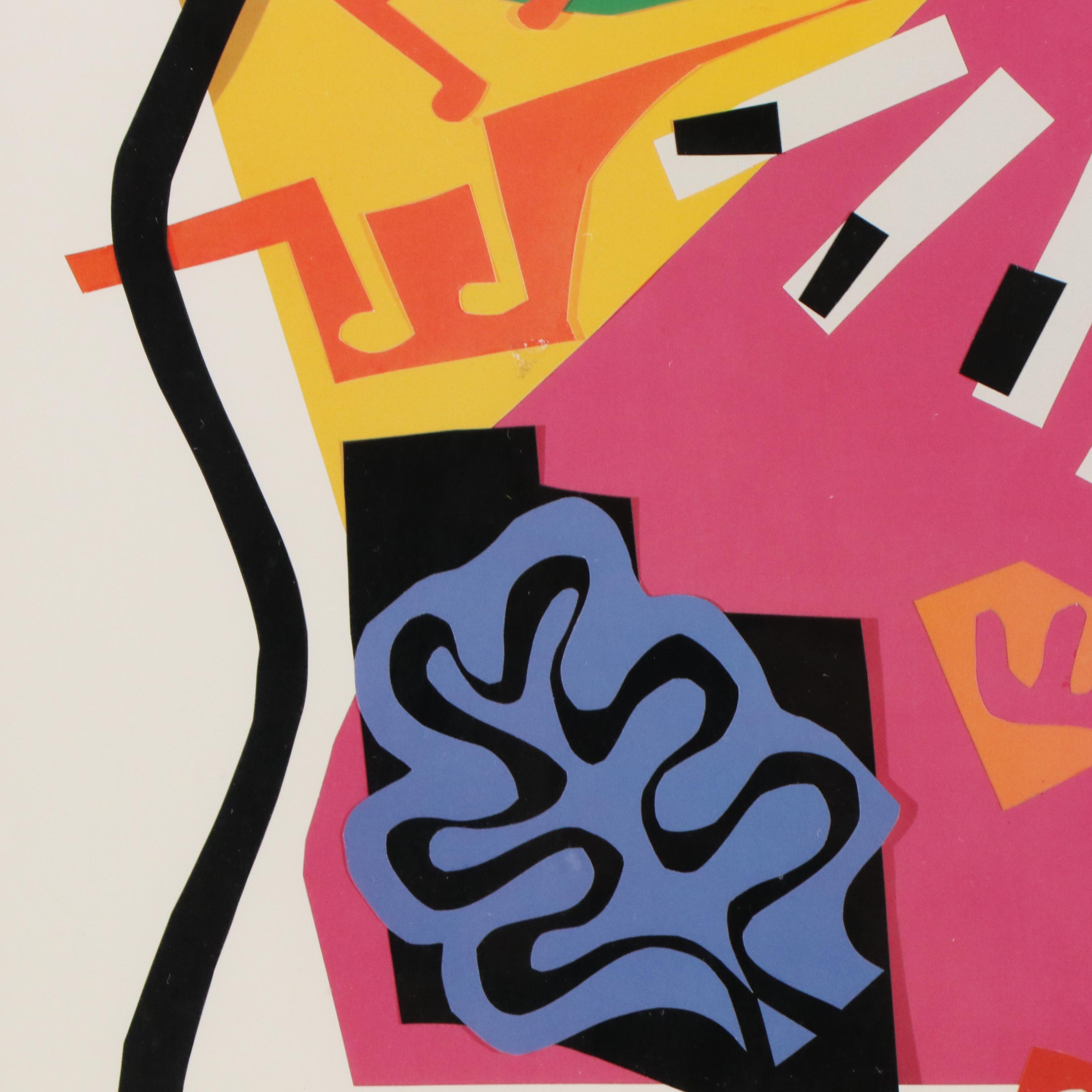 Alex Boies Offset Lithograph "I Love Music!"