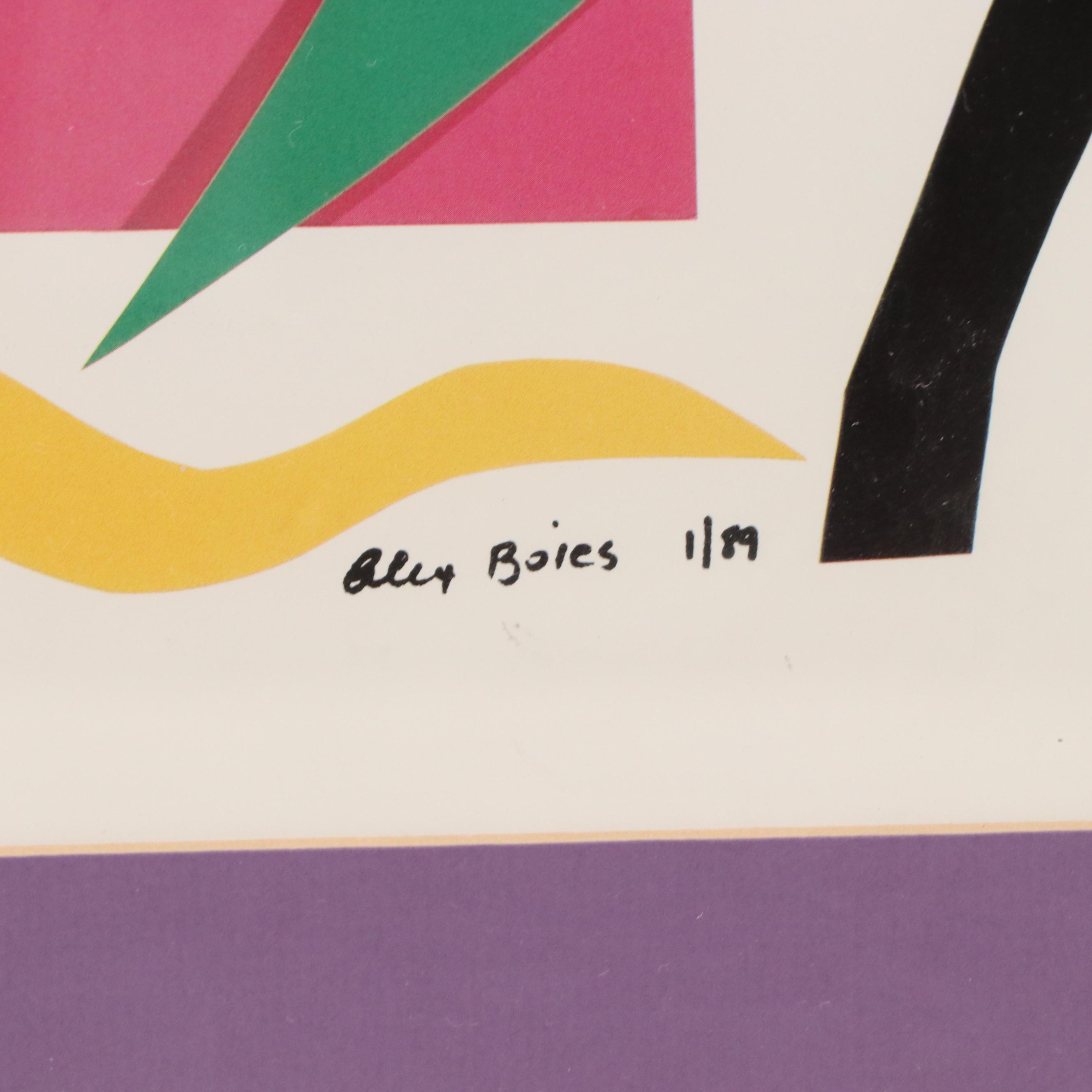 Alex Boies Offset Lithograph "I Love Music!"