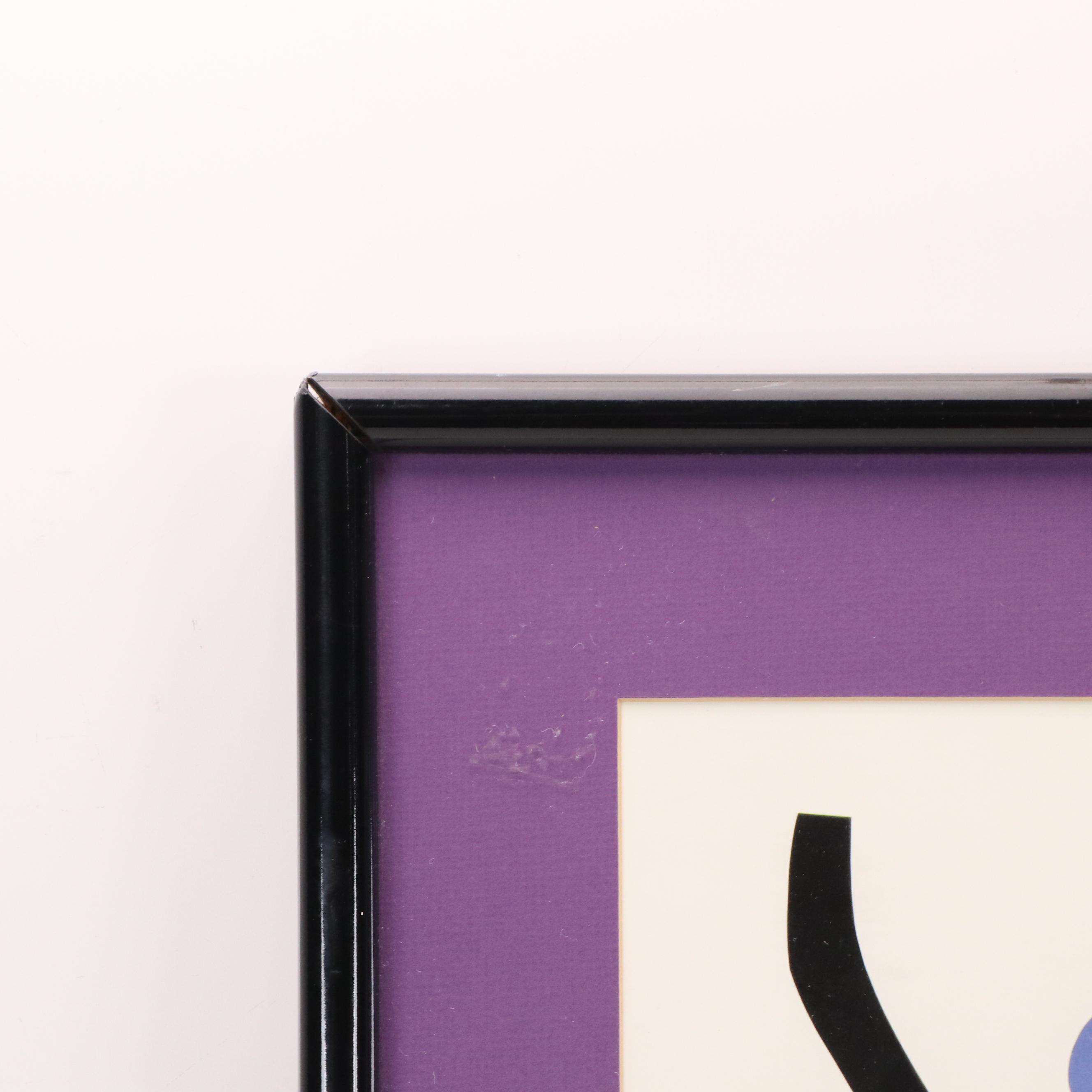 Alex Boies Offset Lithograph "I Love Music!"