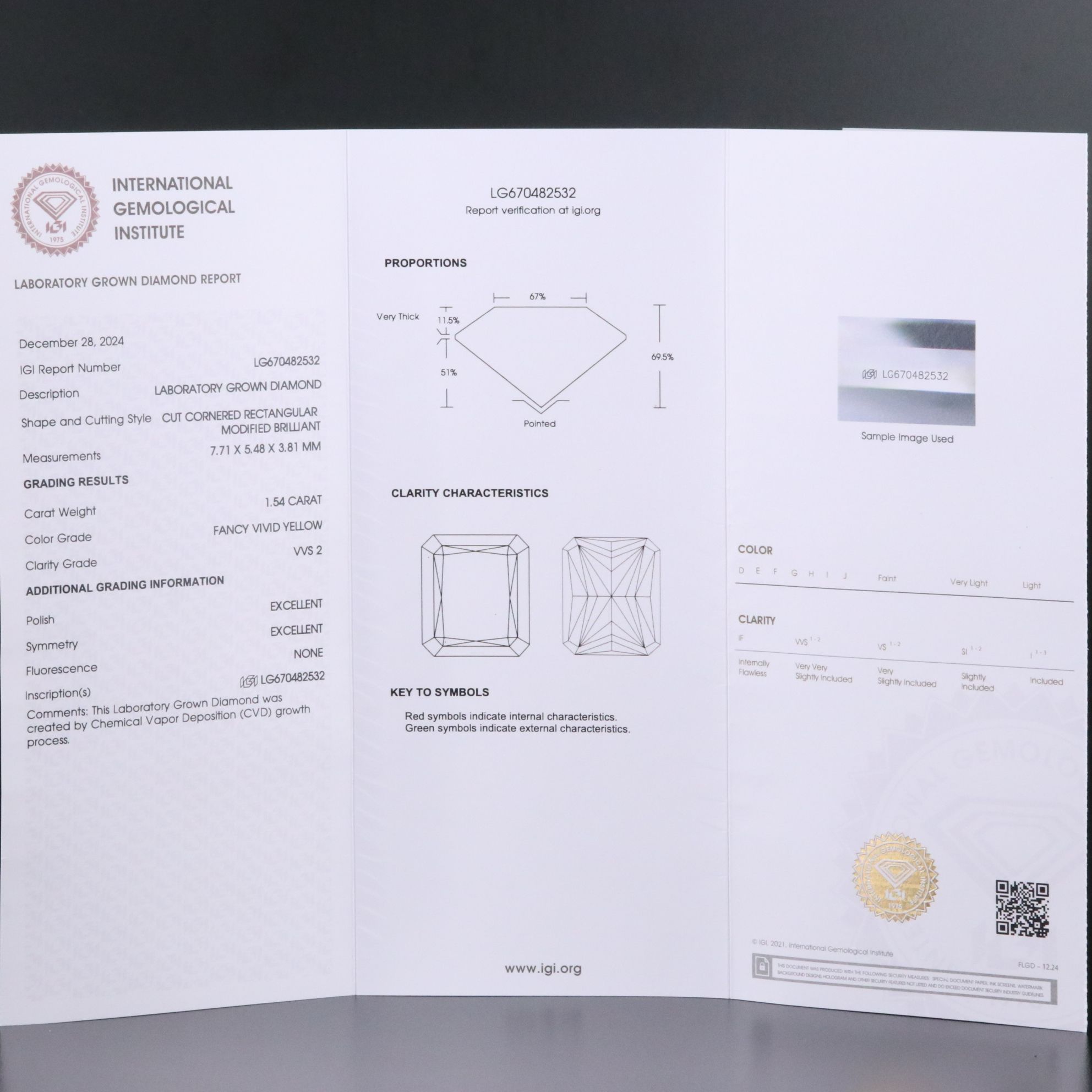 18K 2.09 CTW Fancy Yellow Lab Grown Diamond Stud Earrings with IGI Reports