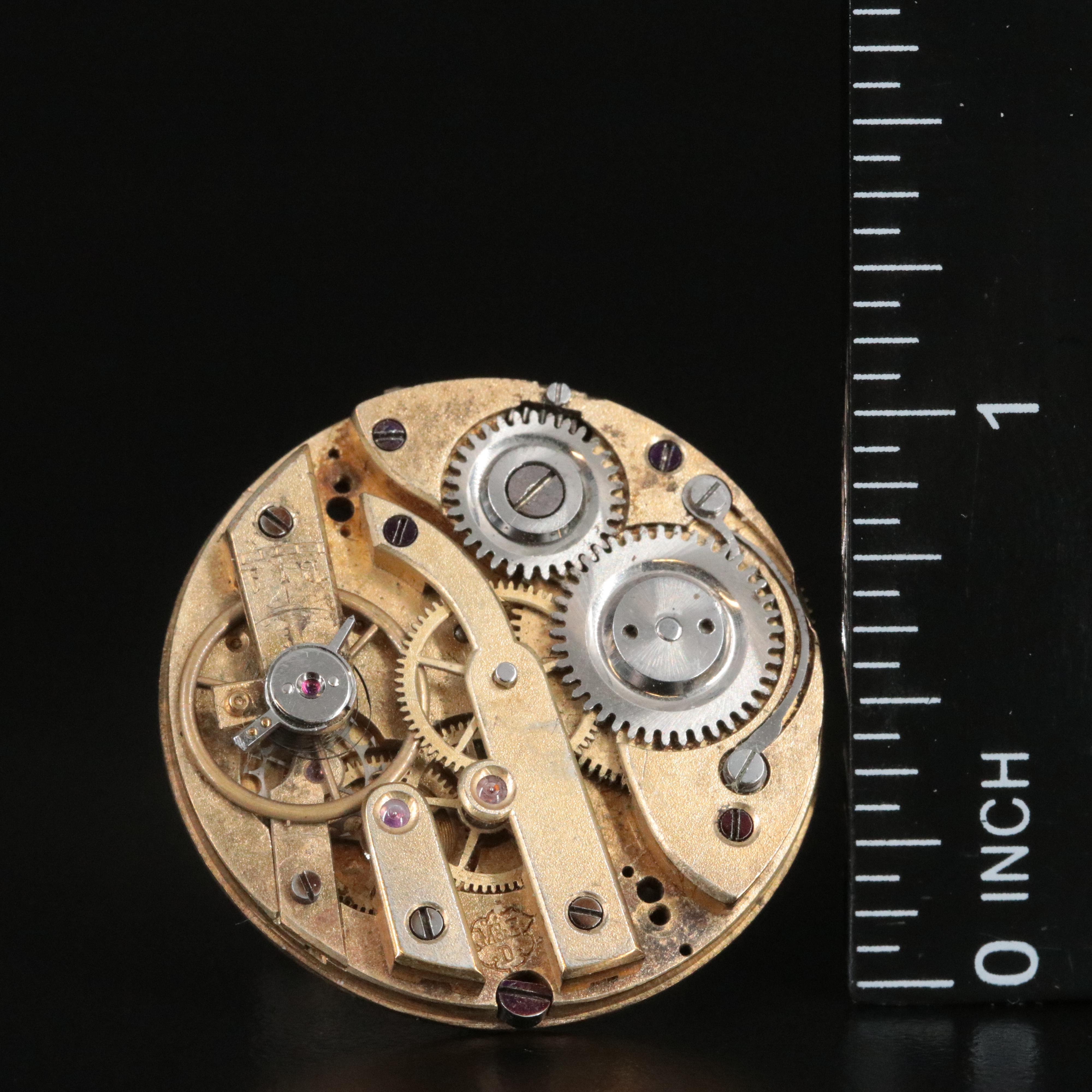 A Pair of Mechanical Watch Movement Cufflinks