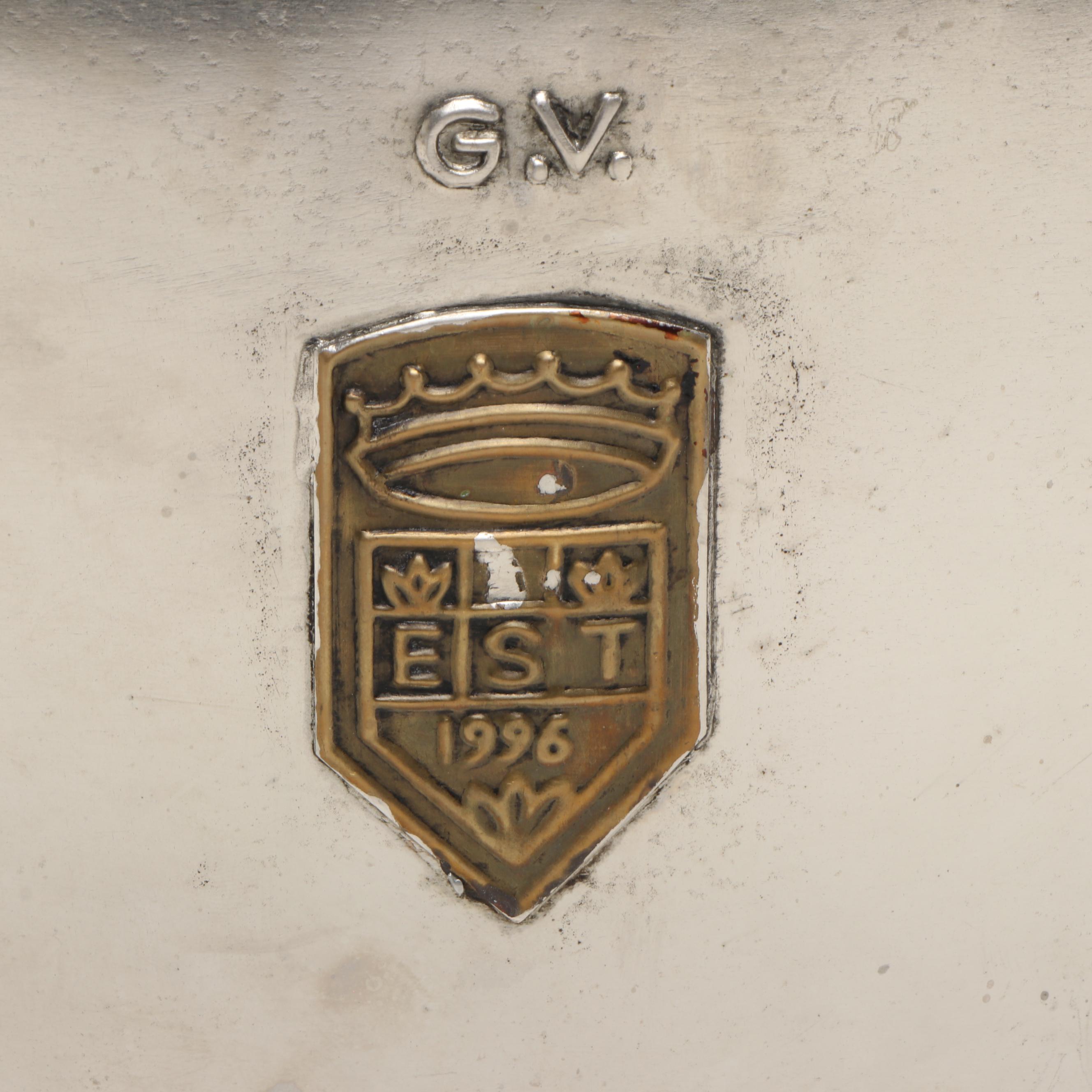 Mid Century Modern Style Metal Ice Bucket with Lid, Mid to Late 20th Century