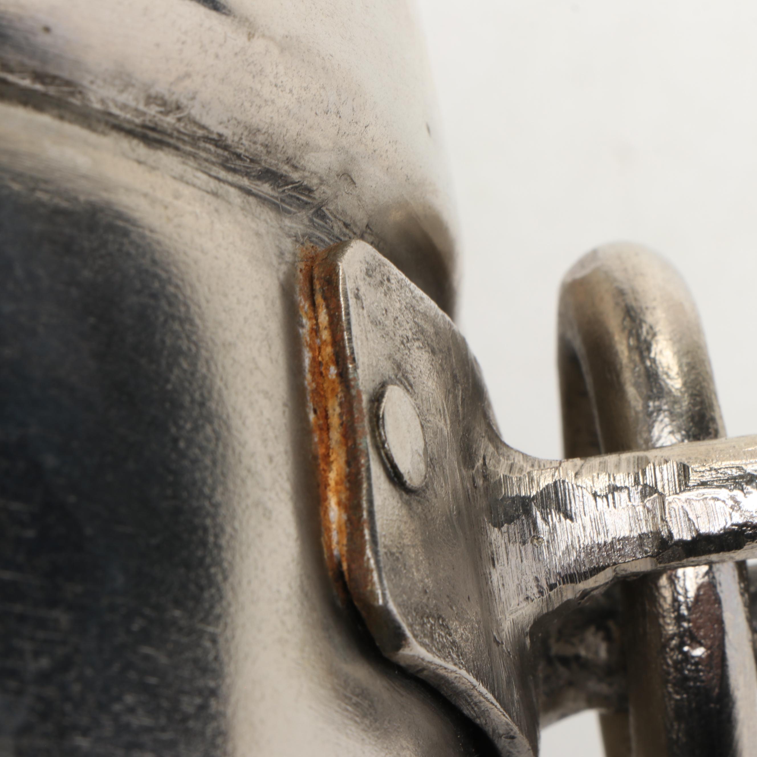 Mid Century Modern Style Metal Ice Bucket with Lid, Mid to Late 20th Century