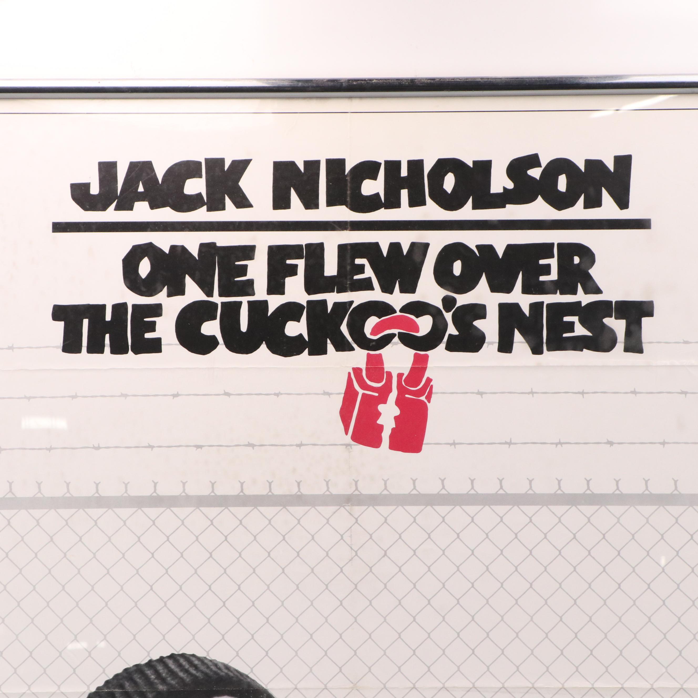 "One Flew Over the Cuckoo's Nest" Reproduction Offset Lithograph Movie Poster