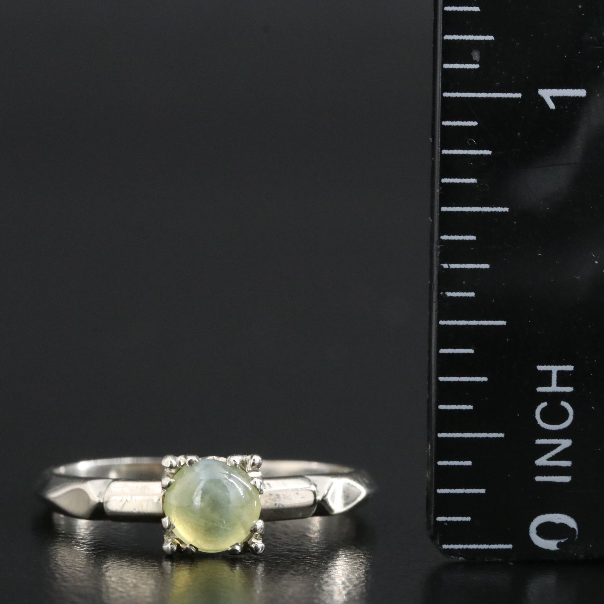 Vintage 14K Cat's Eye Chrysoberyl Ring